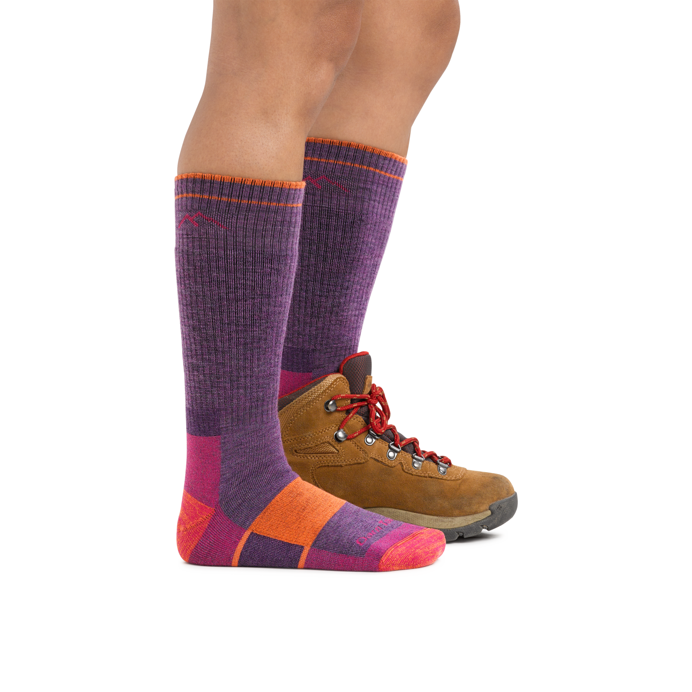 Darn Tough Merino Wool Women's Hiker Boot Full Cushion Midweight Hiking Socks - Image 10