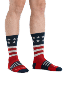 Alternative view of Darn Tough Merino Wool Men's Captain Stripe Micro Crew Lightweight Hiking Socks