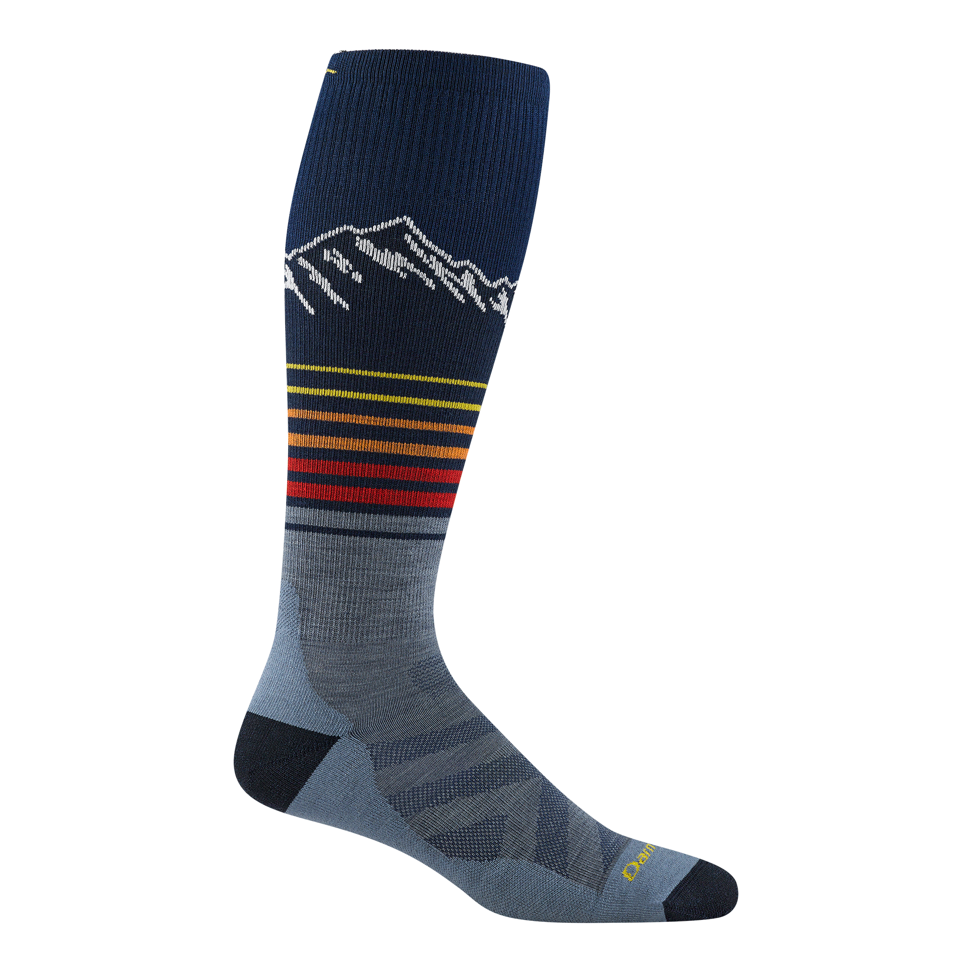 Darn Tough Merino Wool Men's Steep Lines Over-the-Calf Lightweight Ski & Snowboard Socks