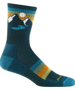Darn Tough Merino Wool Men's Sunset Ridge Micro Crew Lightweight Hiking Socks