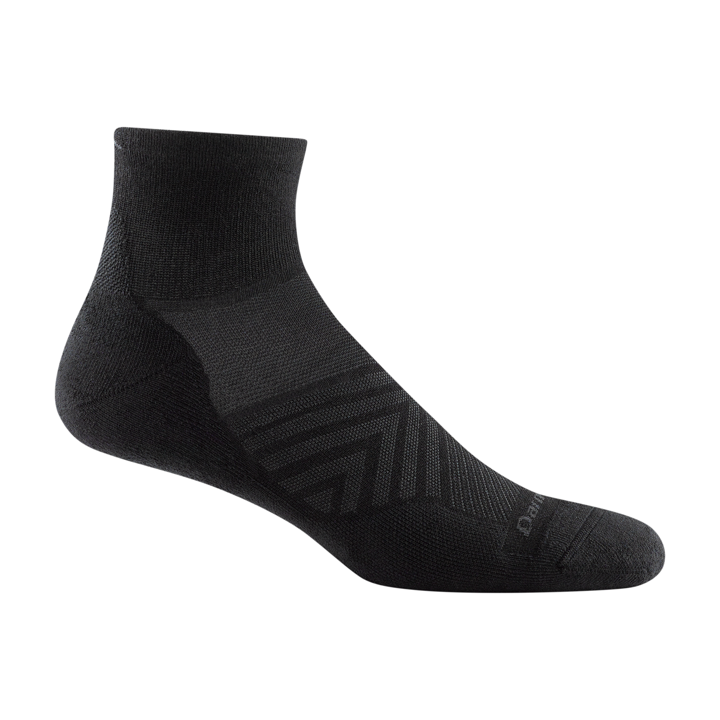 Darn Tough Merino Wool Men's Run Quarter Cushioned Ultra-Lightweight Running Socks - Image 2