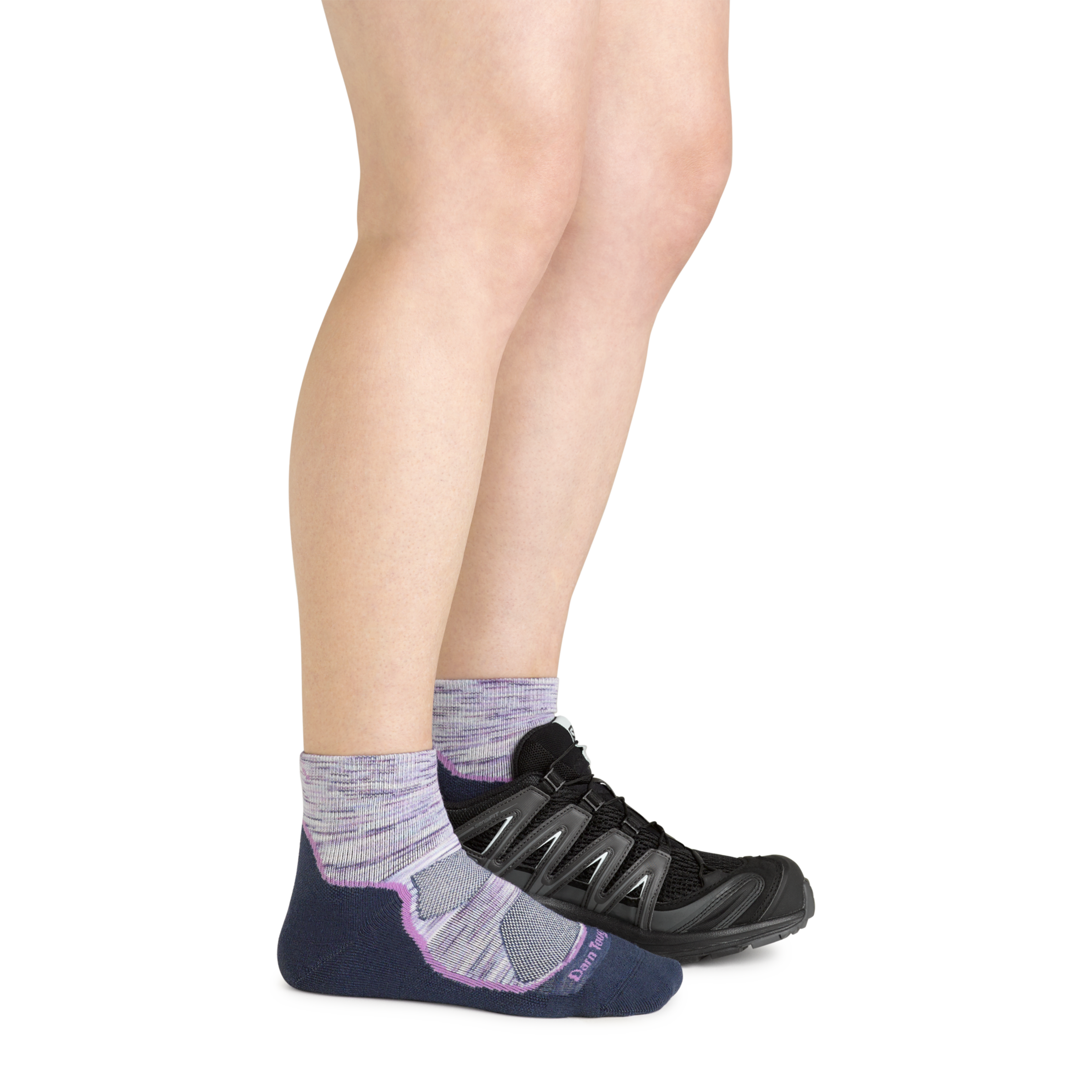 Darn Tough Merino Wool Women's Light Hiker Quarter Lightweight Hiking Socks - Image 6