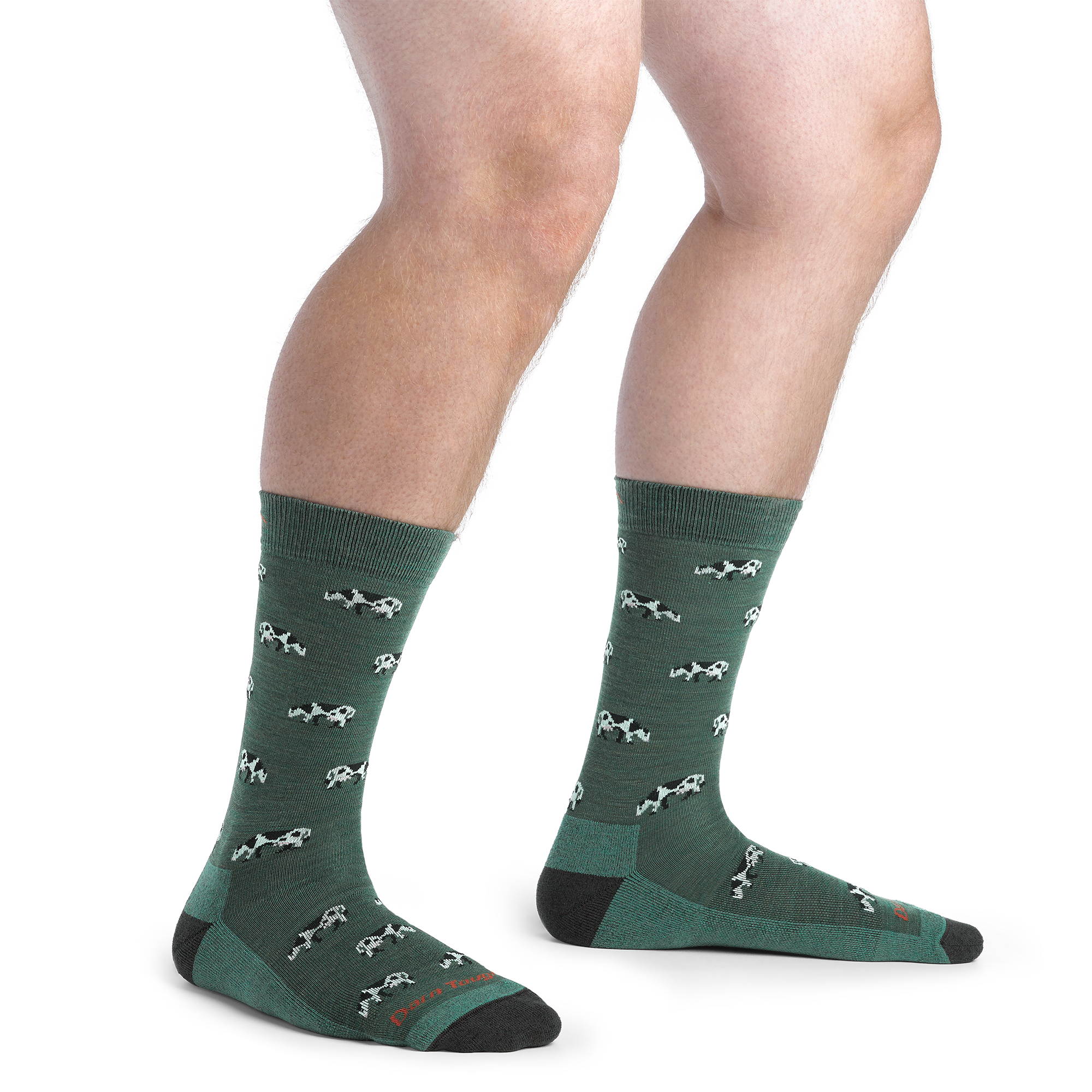 Darn Tough Merino Wool Men's Dairy Air Crew Lightweight Lifestyle Socks - Image 6