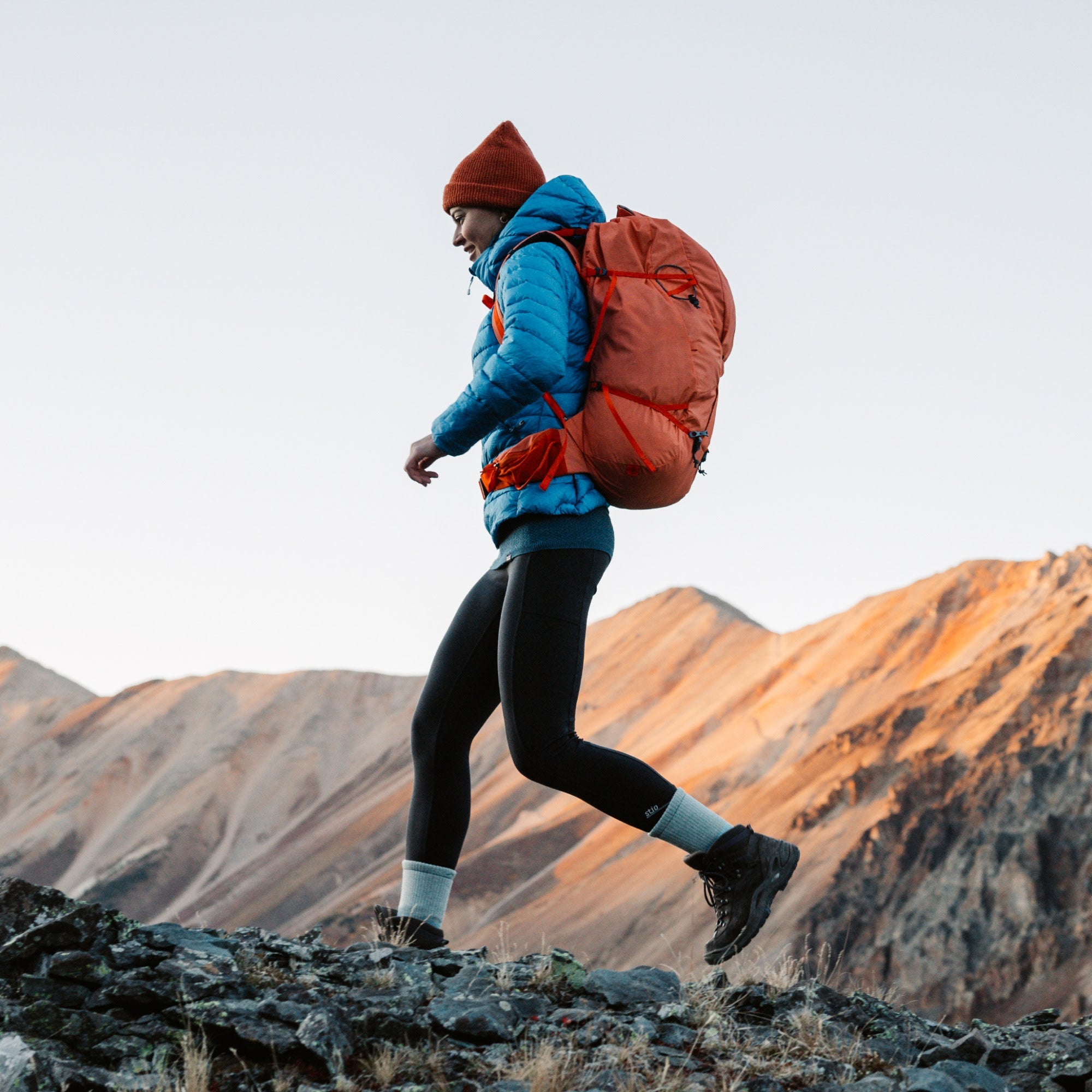 Darn Tough Merino Wool Women's Mountaineering Micro Crew Heavyweight Hiking Socks - Image 6