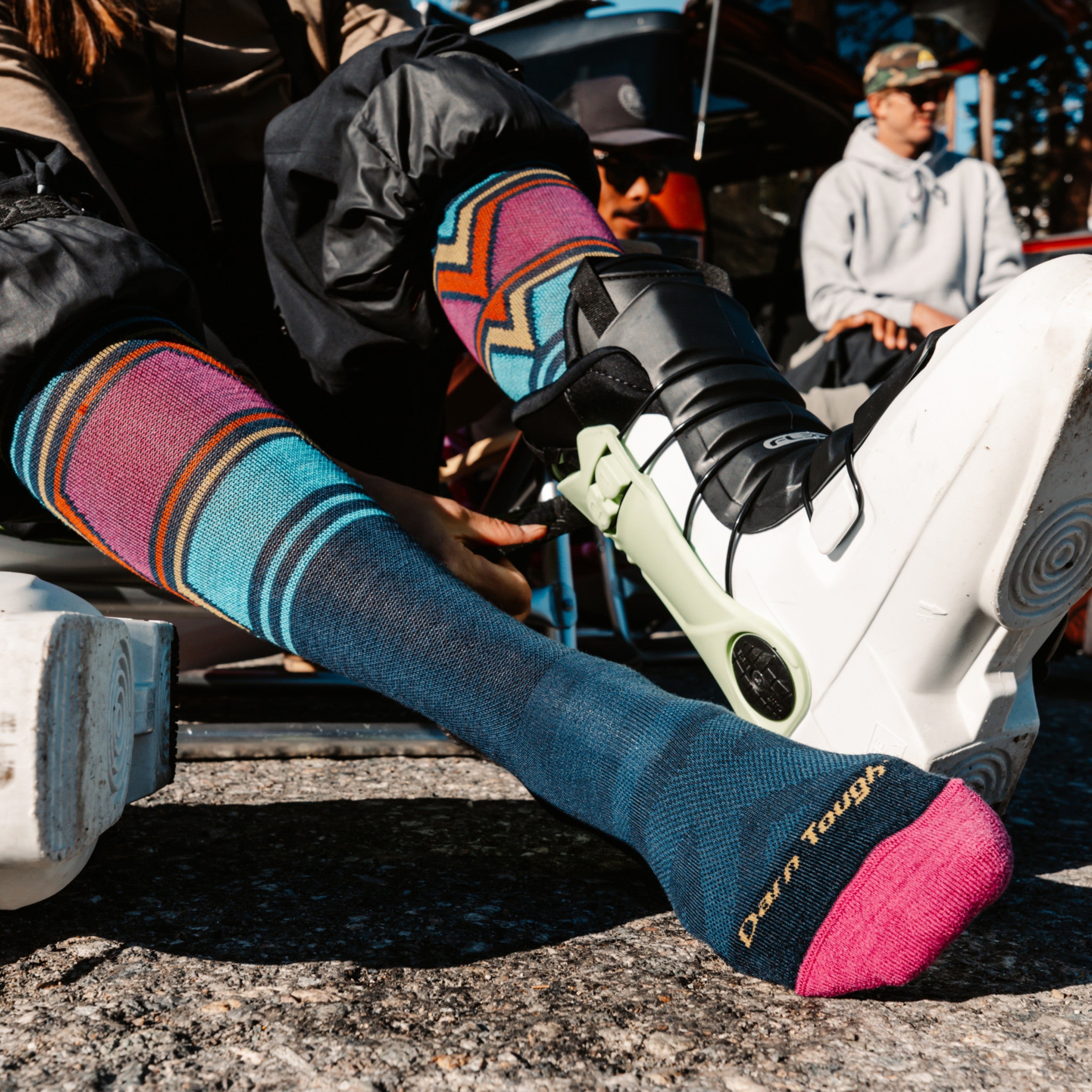 Darn Tough Merino Wool Women's Echo Over-the-Calf Midweight Ski & Snowboard Socks - Image 2