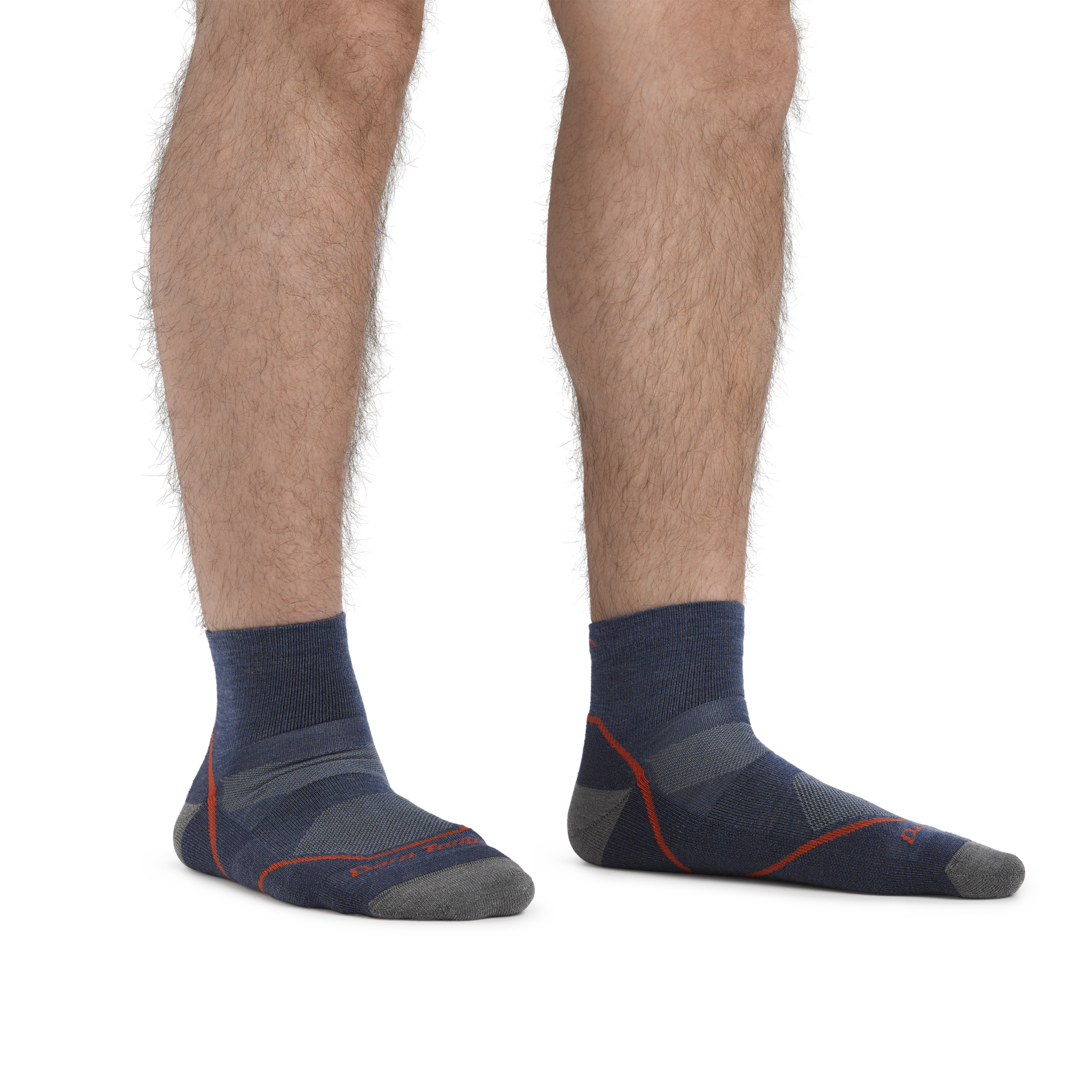 Darn Tough Merino Wool Men's Light Hiker Quarter Lightweight Hiking Socks - Image 5