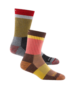 Darn Tough Merino Wool Men's and Women's Lightweight Micro Crew 2-Pack