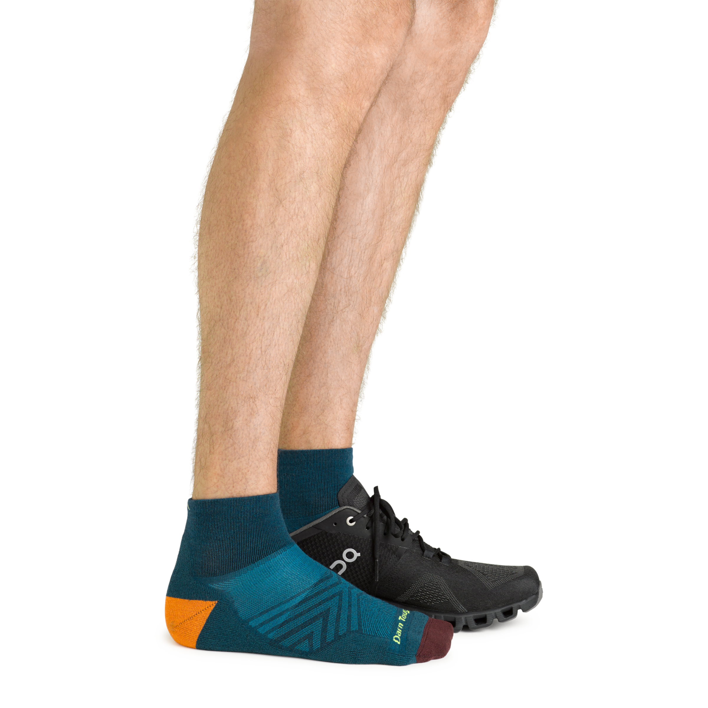 Darn Tough Merino Wool Men's Run Quarter Cushioned Ultra-Lightweight Running Socks - Image 5
