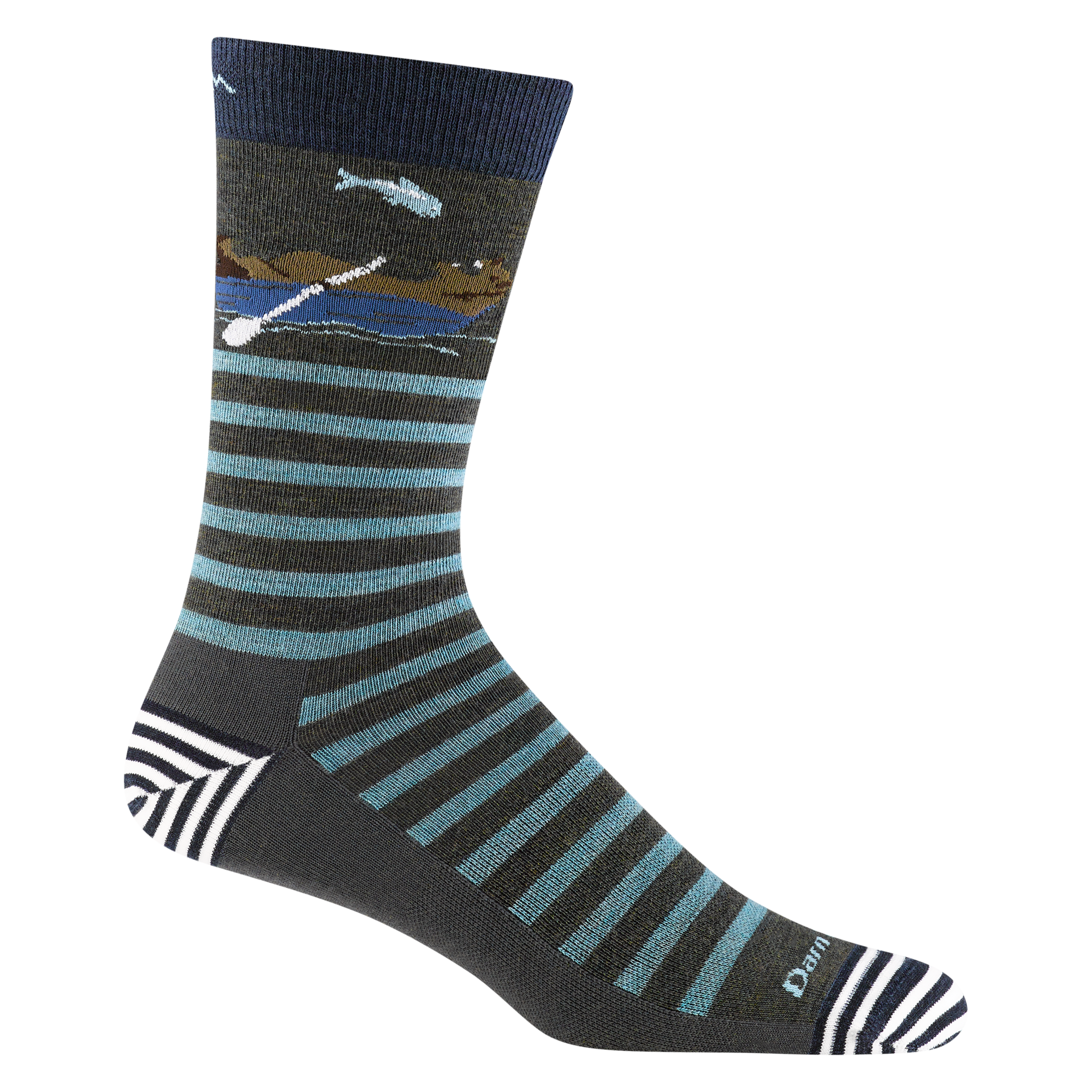 Darn Tough Merino Wool Men's Animal Haus Crew Lightweight Lifestyle Socks - Image 8