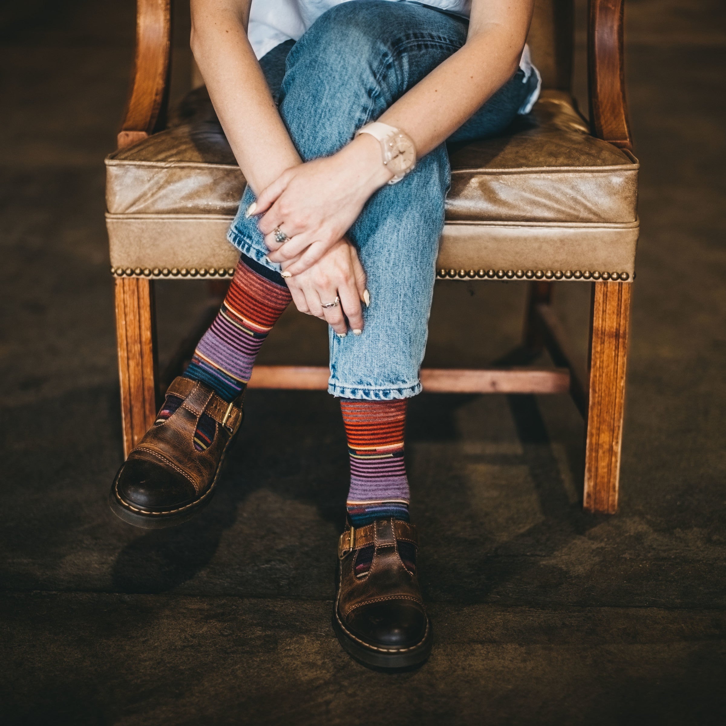 Darn Tough Merino Wool Women's Pixie Crew Lightweight Lifestyle Socks - Image 6