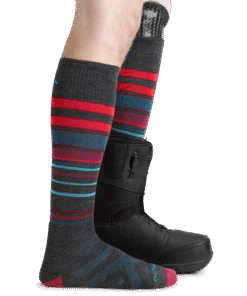 Alternative view of Darn Tough Merino Wool Men's Snowpack Over-the-Calf Midweight Ski & Snowboard Sock - Last Chance