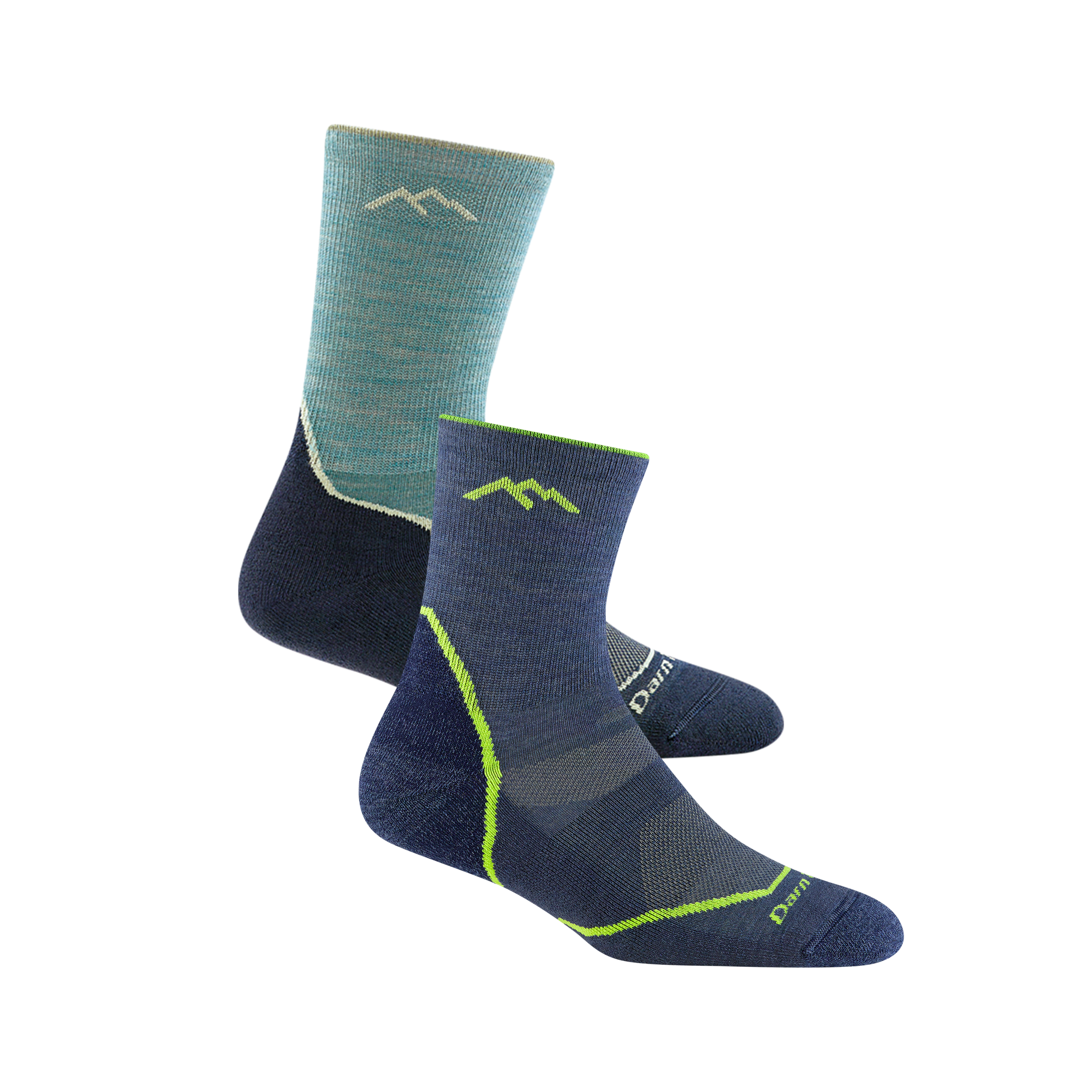 Darn Tough Merino Wool Women's and Kids Light Hiker 2-Pack