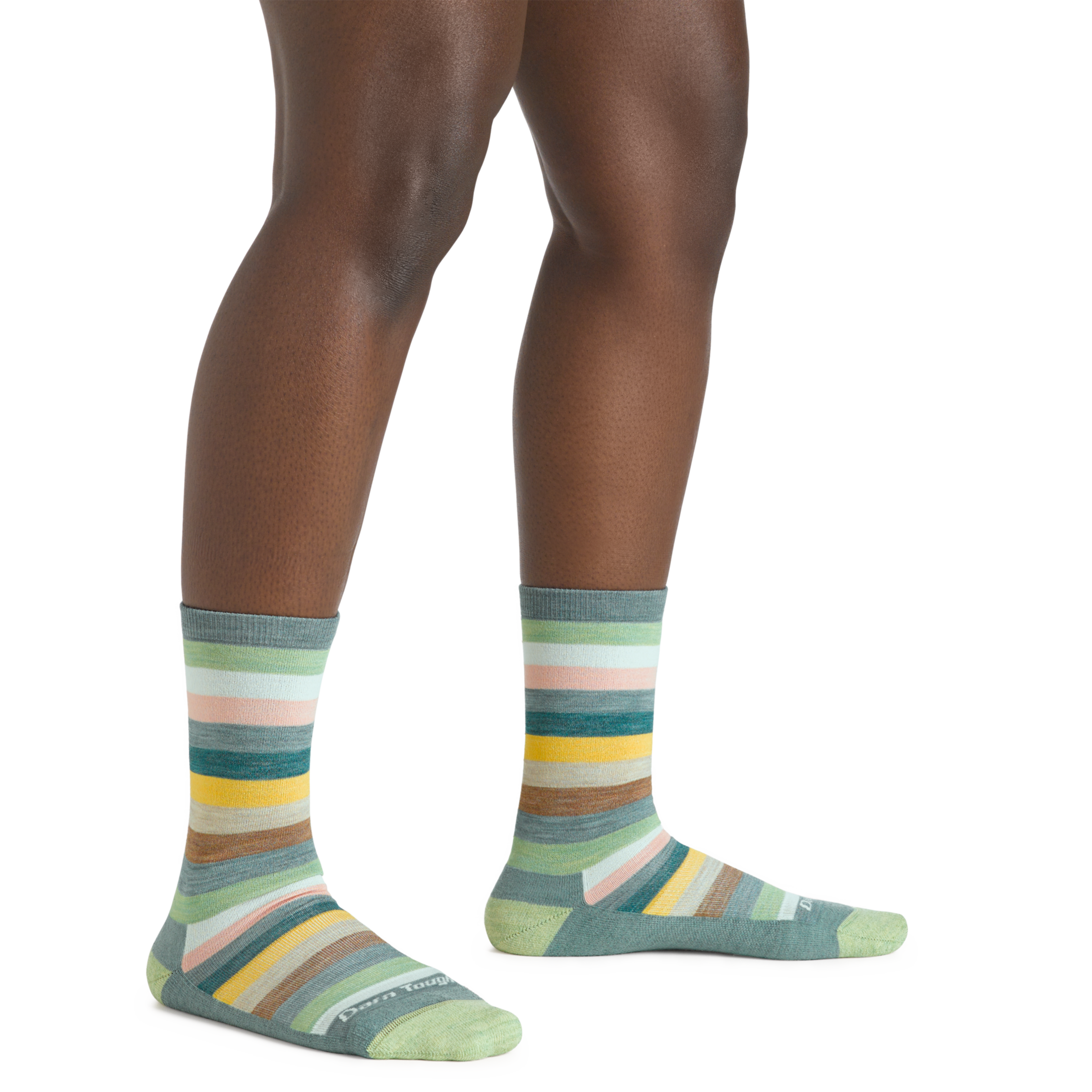 Darn Tough Merino Wool Women's Mystic Stripe Crew Lightweight Lifestyle Socks - Image 7