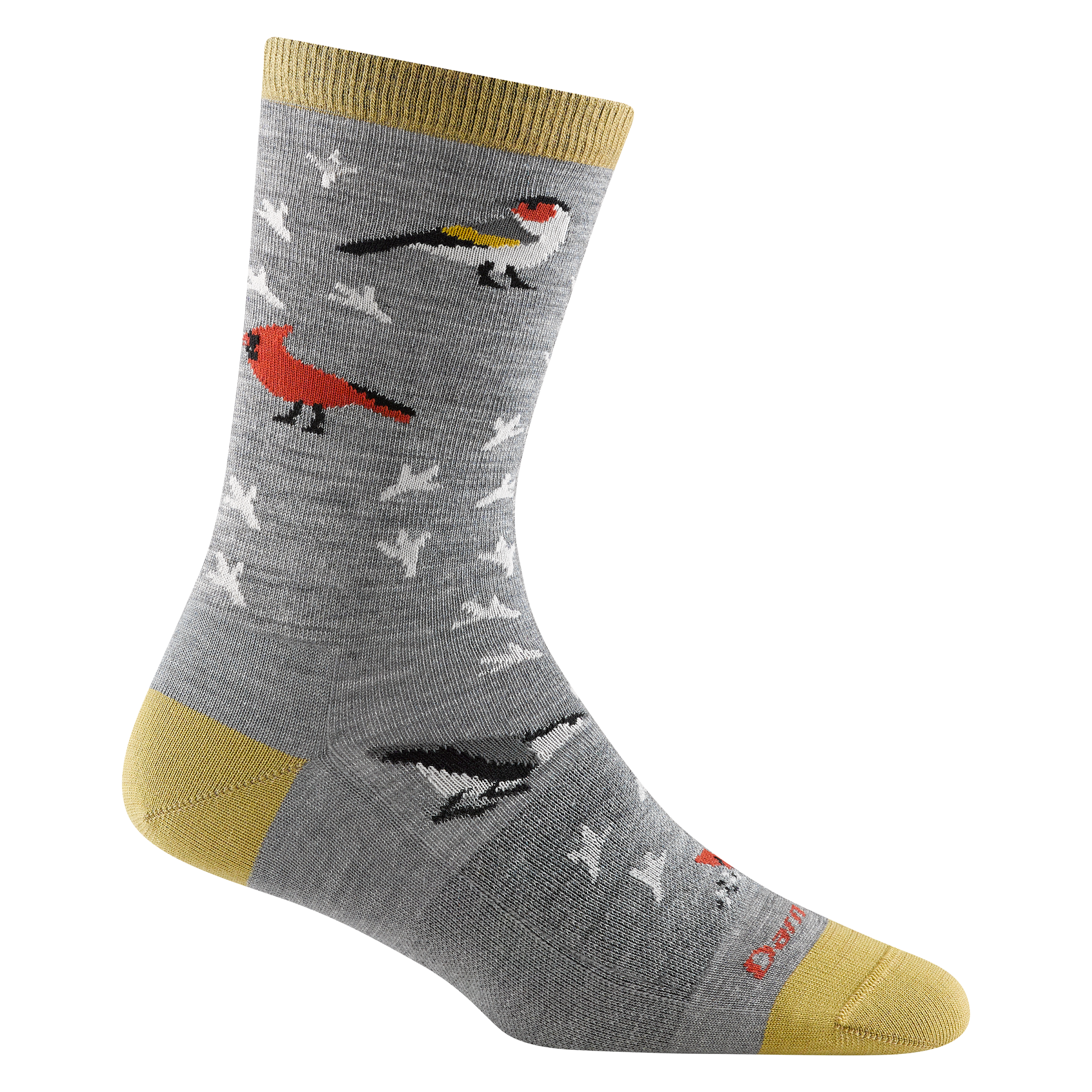 Darn Tough Merino Wool Women's Twitterpated Crew Lightweight Lifestyle Sock-Last Chance