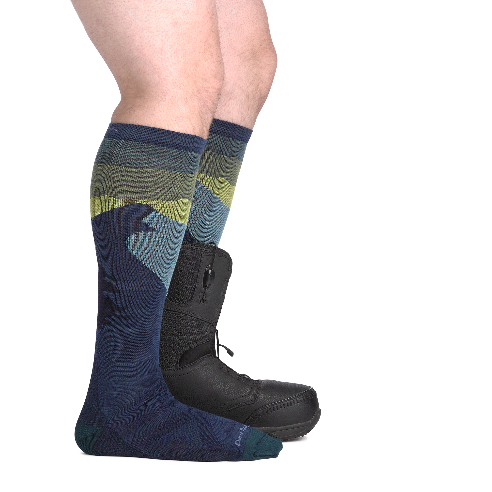 Darn Tough Merino Wool Men's Solstice Over-the-Calf Lightweight Ski & Snowboard Socks - Image 12