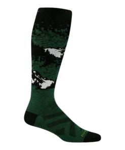Alternative view of Darn Tough Merino Wool Men's Cold Smoke Over-the-Calf Lightweight Ski & Snowboard Socks