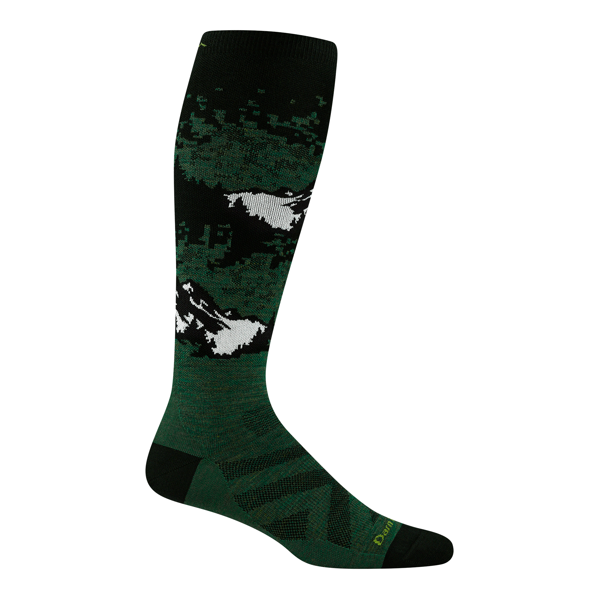 Darn Tough Merino Wool Men's Cold Smoke Over-the-Calf Lightweight Ski & Snowboard Socks - Image 2