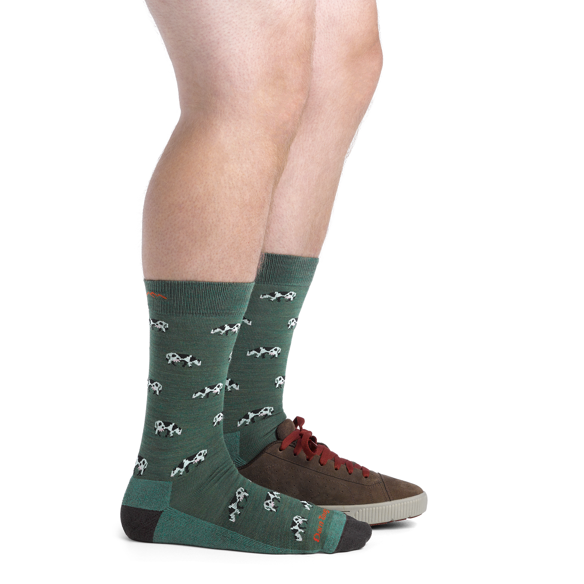 Darn Tough Merino Wool Men's Dairy Air Crew Lightweight Lifestyle Socks - Image 5