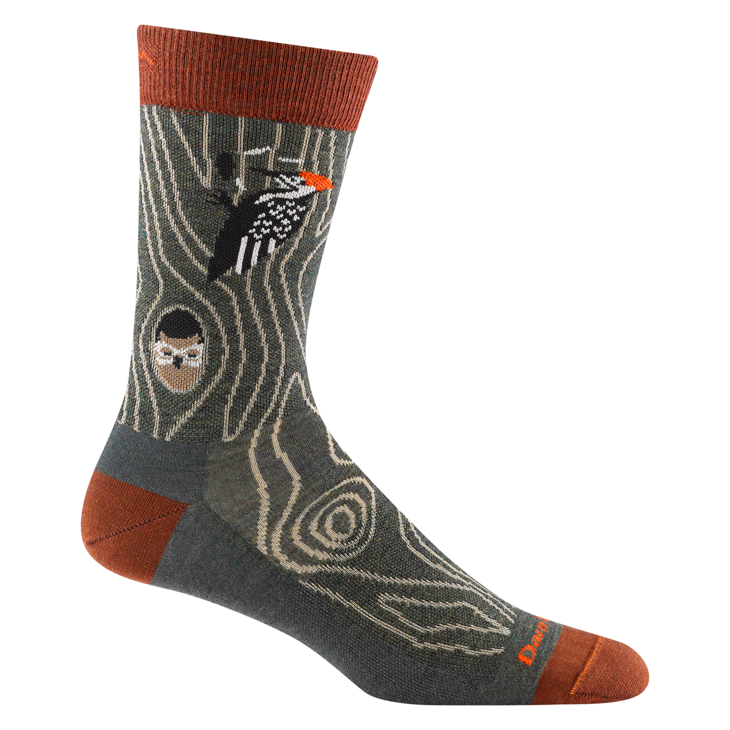 Darn Tough Merino Wool Men's Woody Crew Lightweight Lifestyle Socks