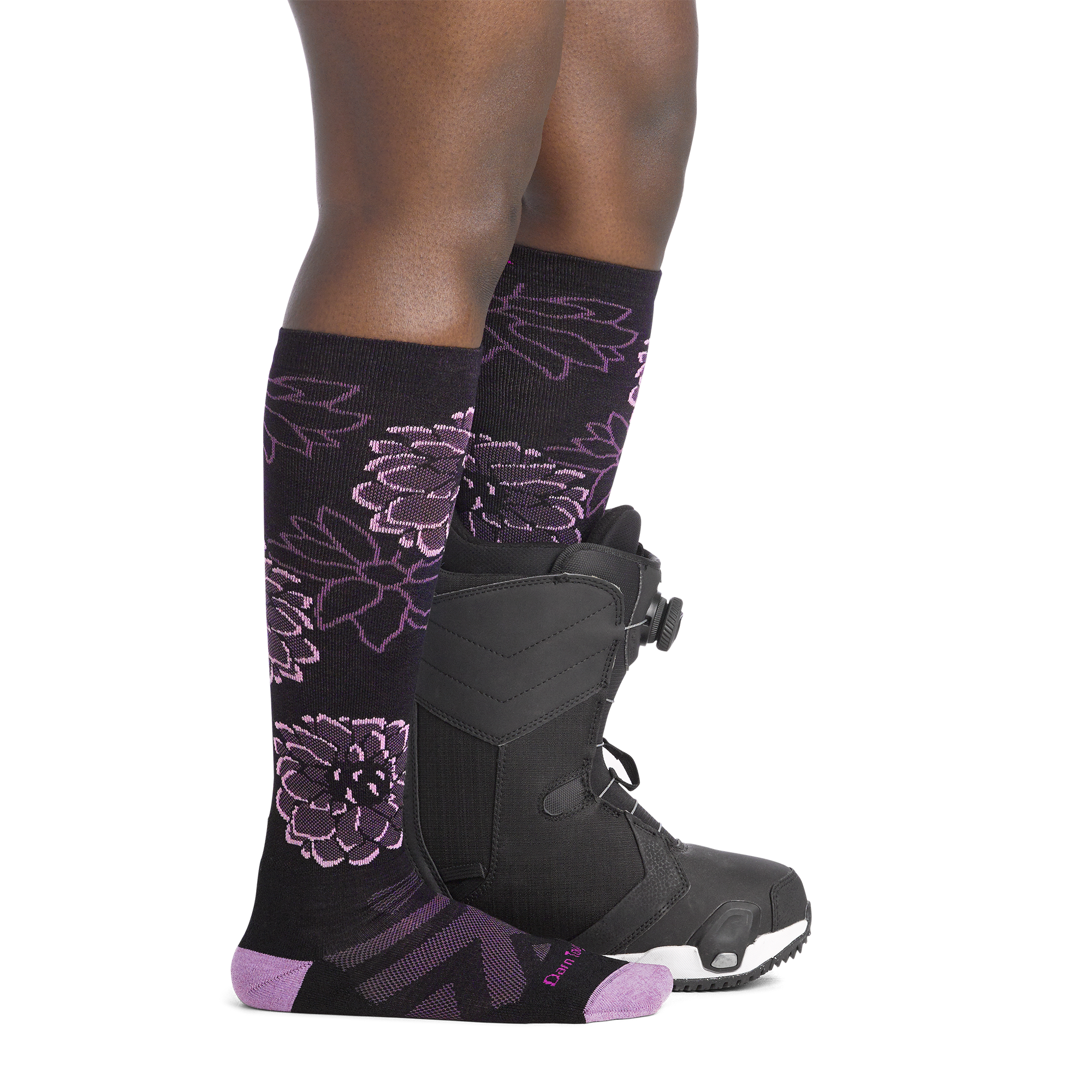 Darn Tough Merino Wool Women's Dahlia Over-the-Calf Midweight Ski & Snowboard Socks - Image 5