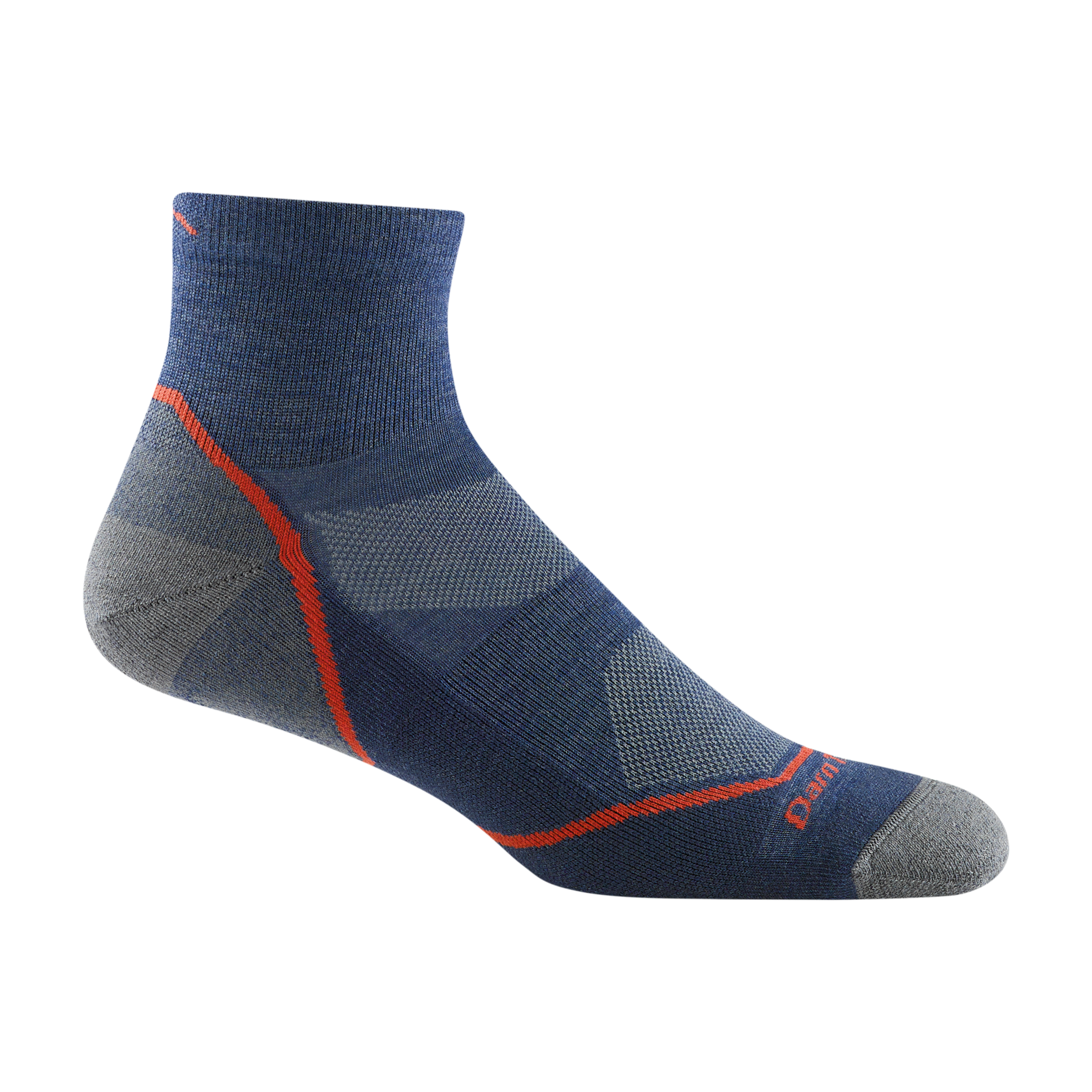 Darn Tough Merino Wool Men's Light Hiker Quarter Lightweight Hiking Socks - Image 8