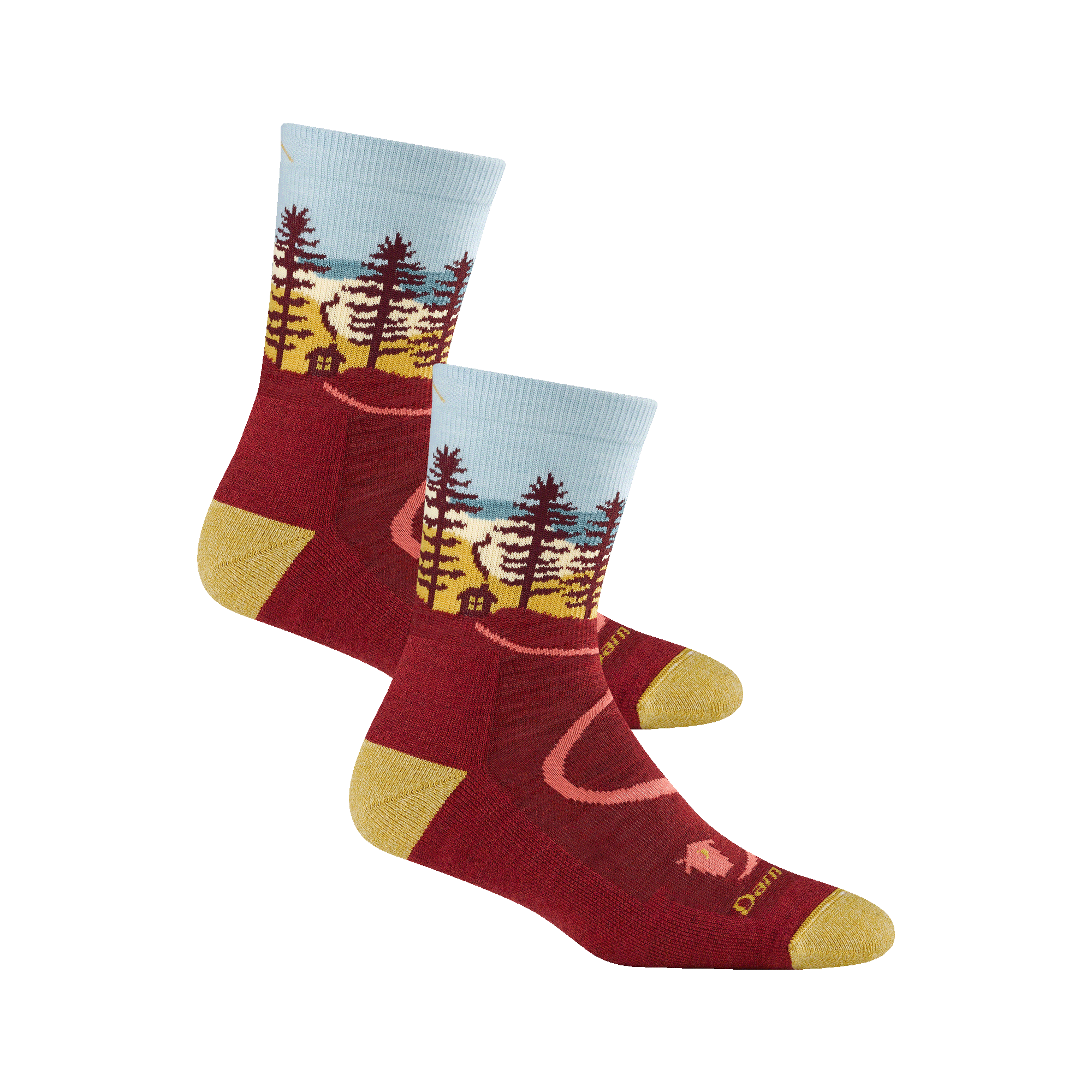 Darn Tough Merino Wool Women's Limited Edition Northwoods Hiking Sock 2-Pack - Image 5