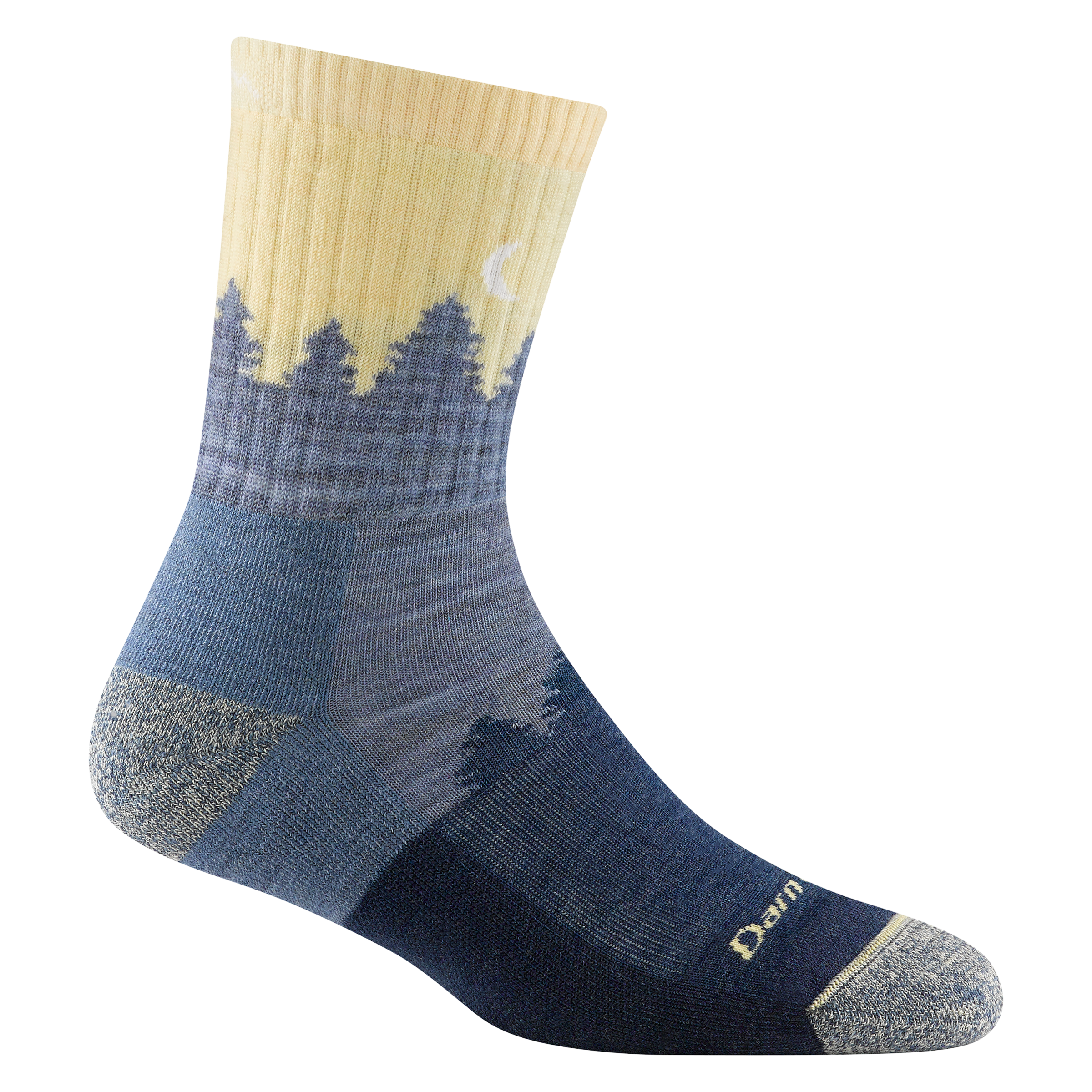Darn Tough Merino Socks Women's Treeline Micro Crew Midweight Hiking Socks - Image 18