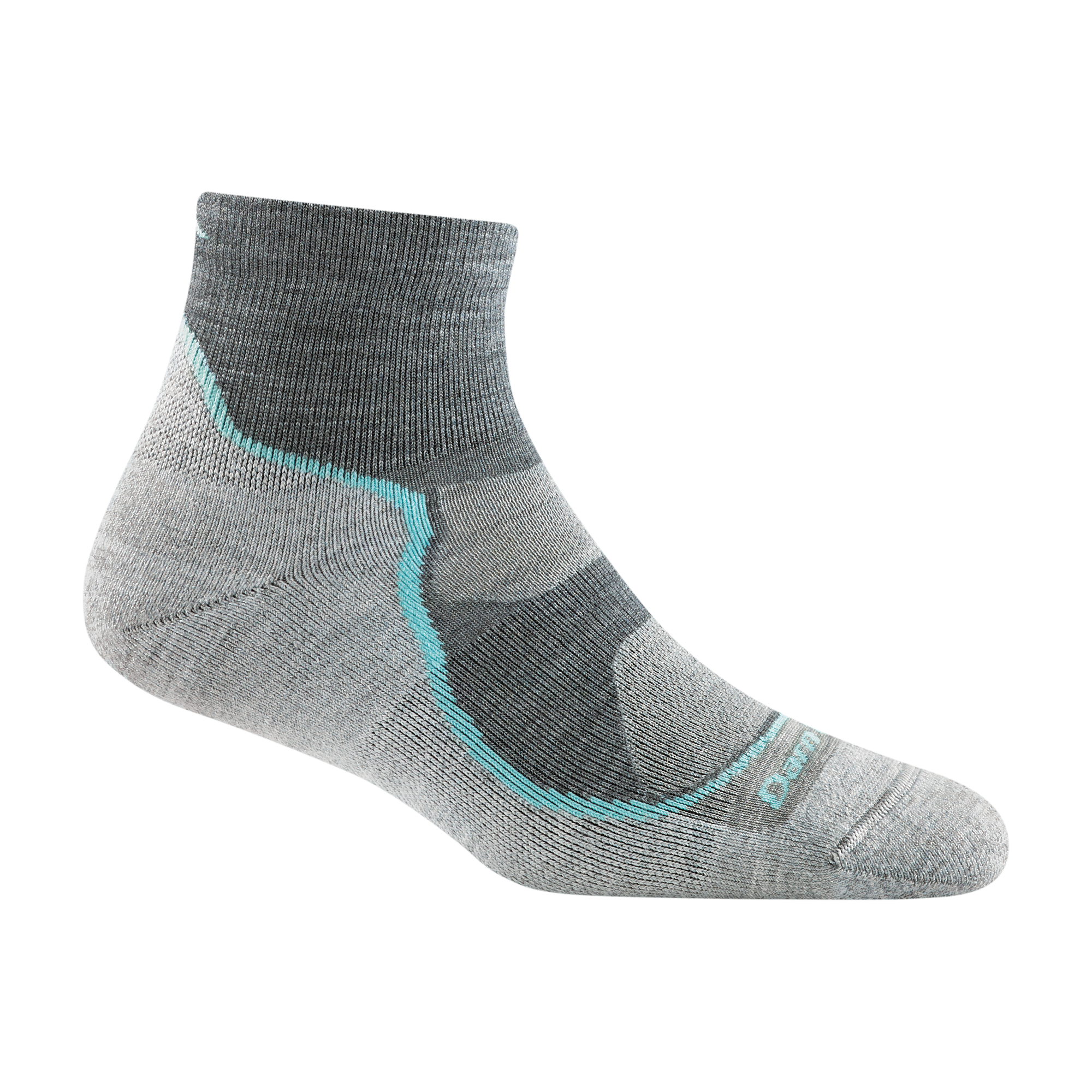 Darn Tough Merino Wool Men's and Women's Hiker 1/4 Sock 2-Pack - Image 4