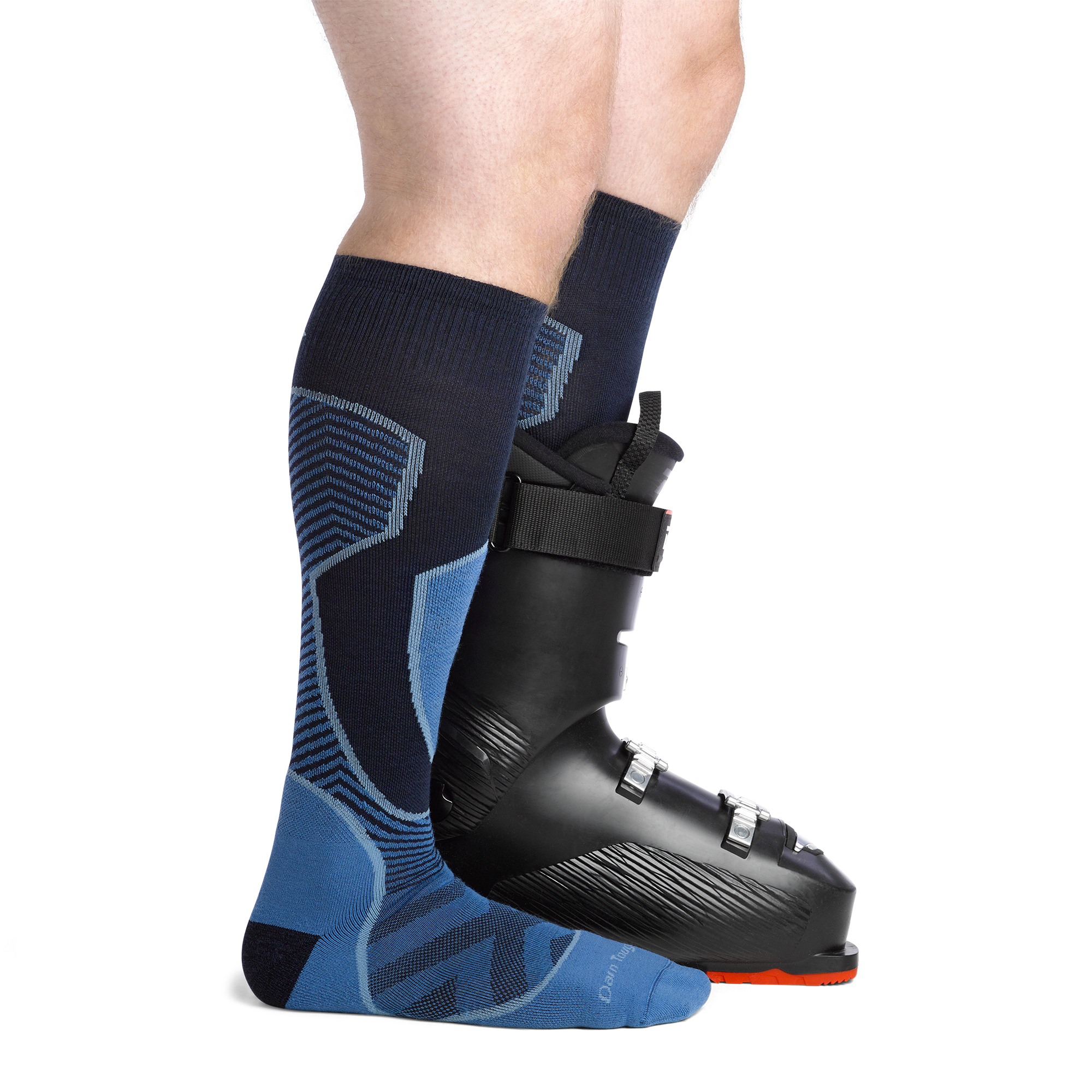 Darn Tough Merino Wool Men's Outer Limits Over-the-Calf Lightweight Ski & Snowboard Socks - Image 5