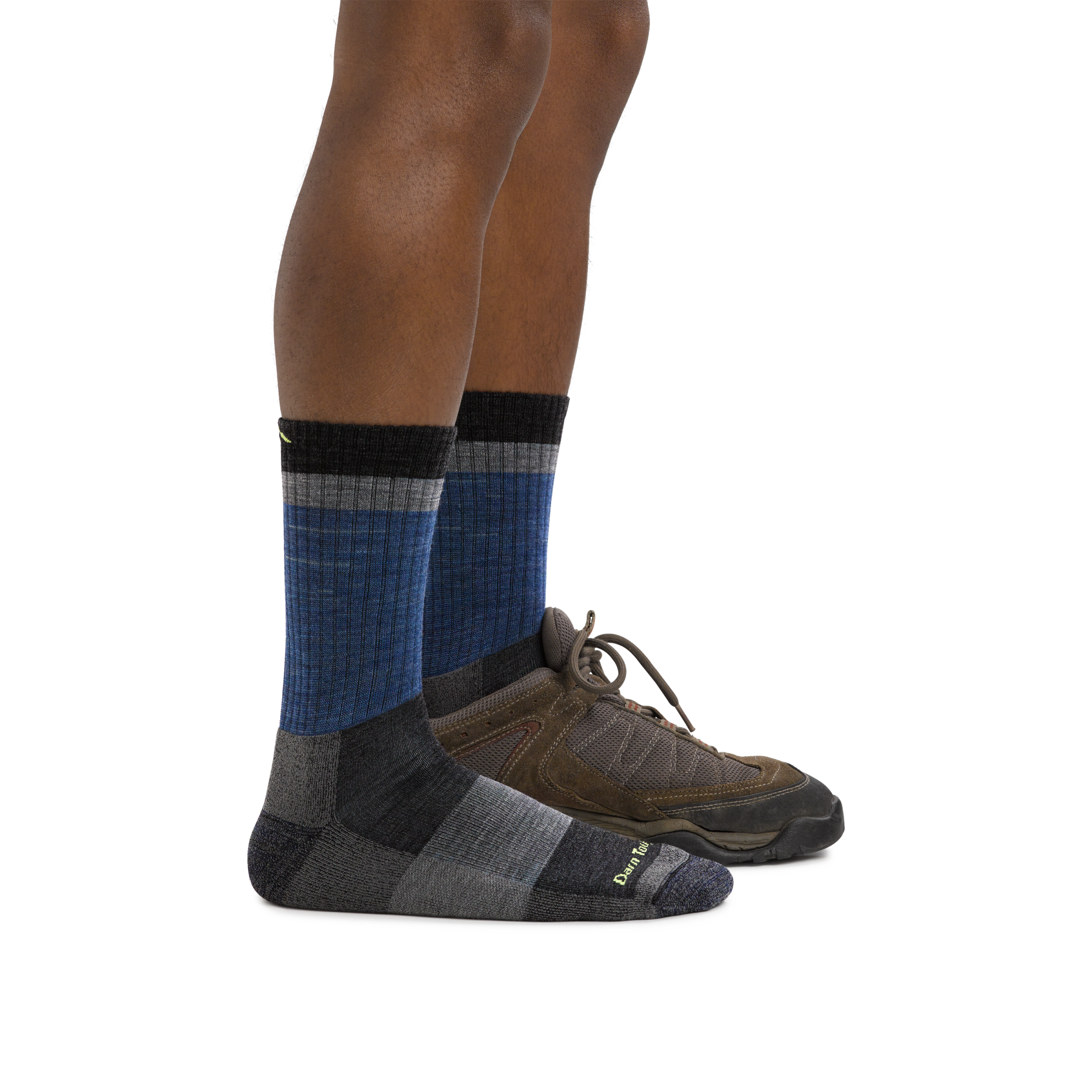 Darn Tough Merino Wool Men's Heady Stripe Micro Crew Lightweight Hiking Socks - Image 6