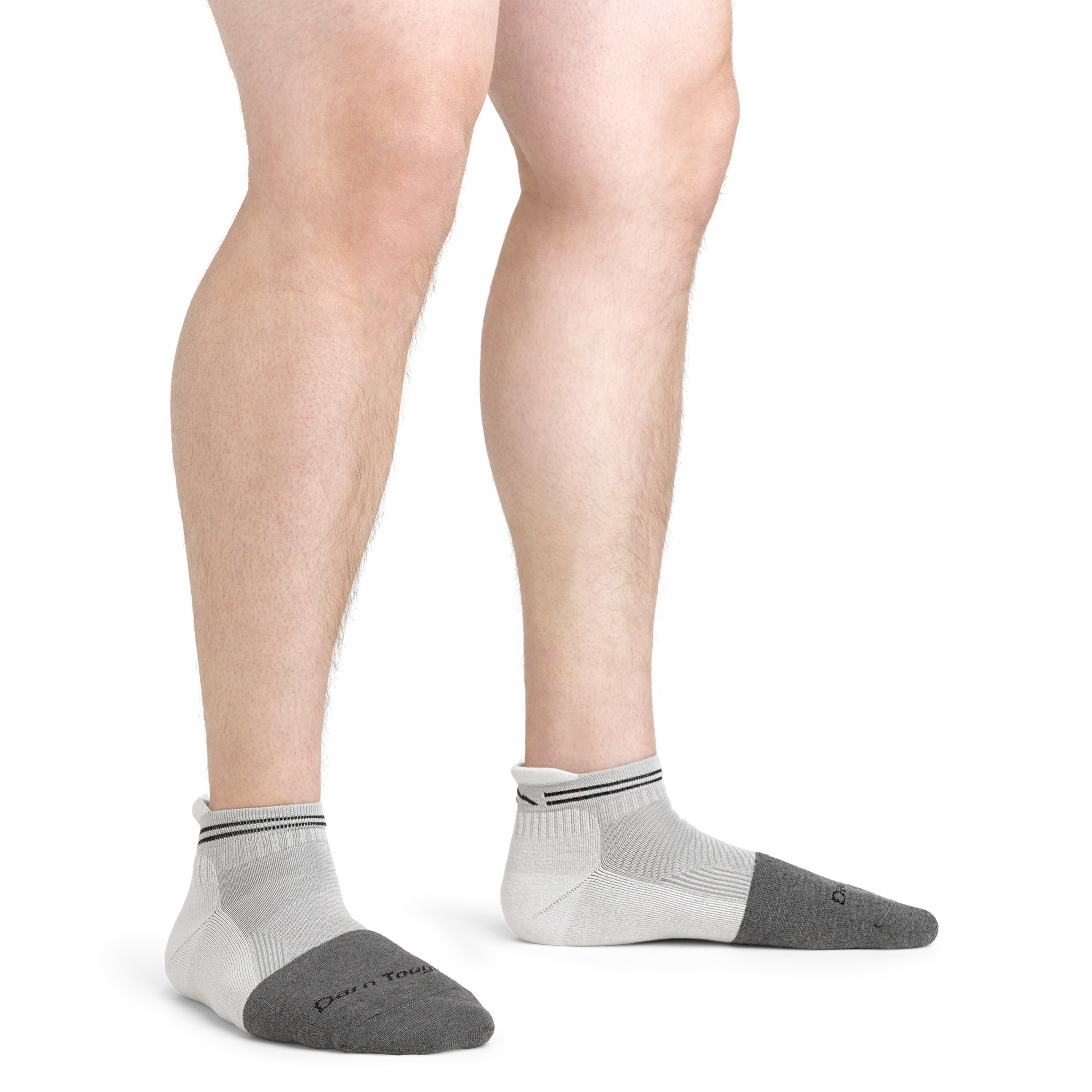 Darn Tough Merino Wool Men's Steely No Show Tab Lightweight Work Sock - Image 3