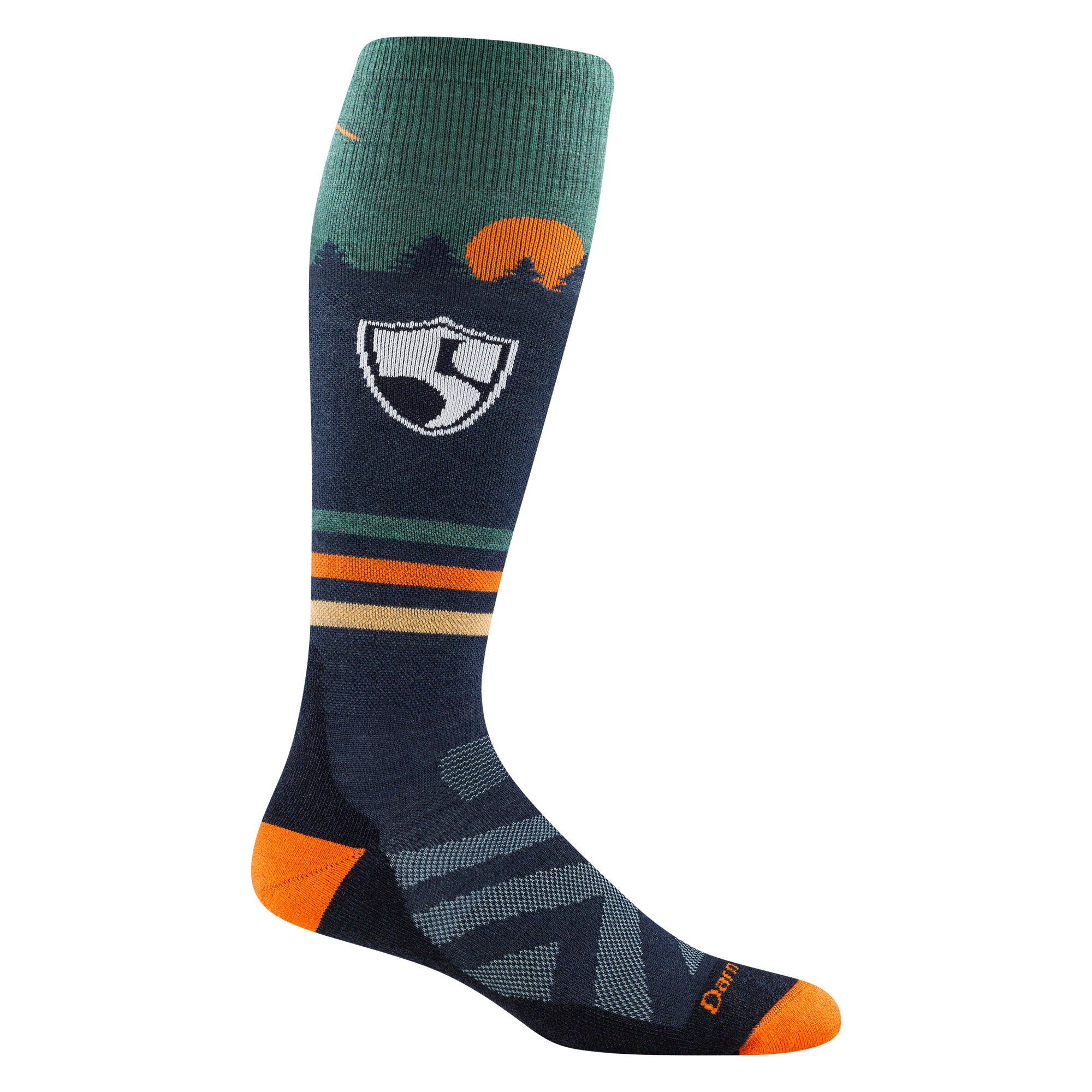 Darn Tough Merino Wool High Fives Over-the-Calf Midweight Ski & Snowboard Socks