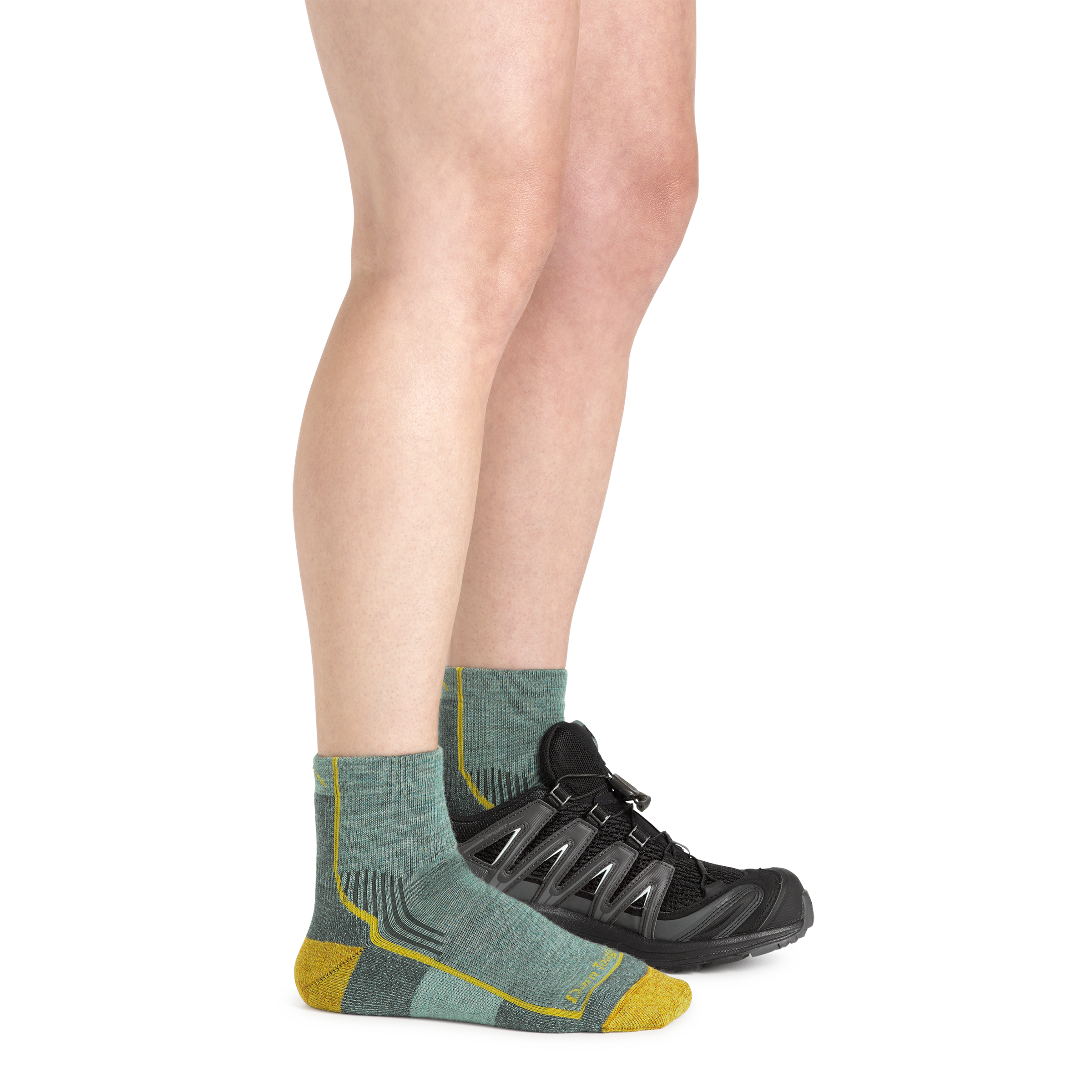 Darn Tough Merino Wool Women's Hiker Quarter Midweight Hiking Socks - Image 8