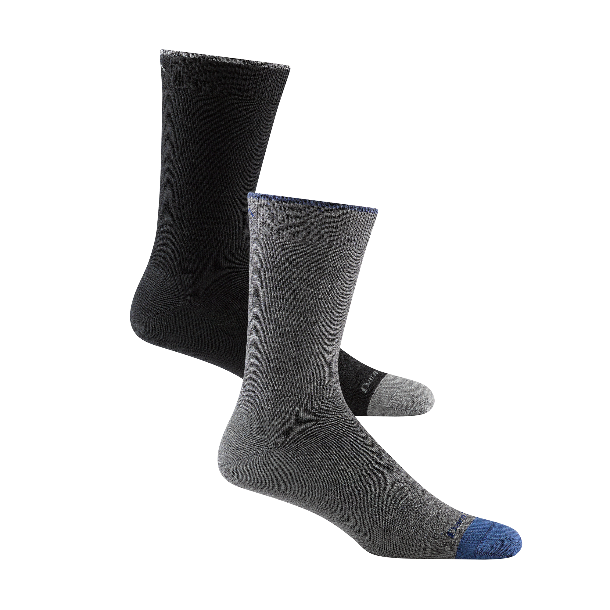 Darn Tough Merino Wool Men's Solid Crew Lifestyle 2-Pack