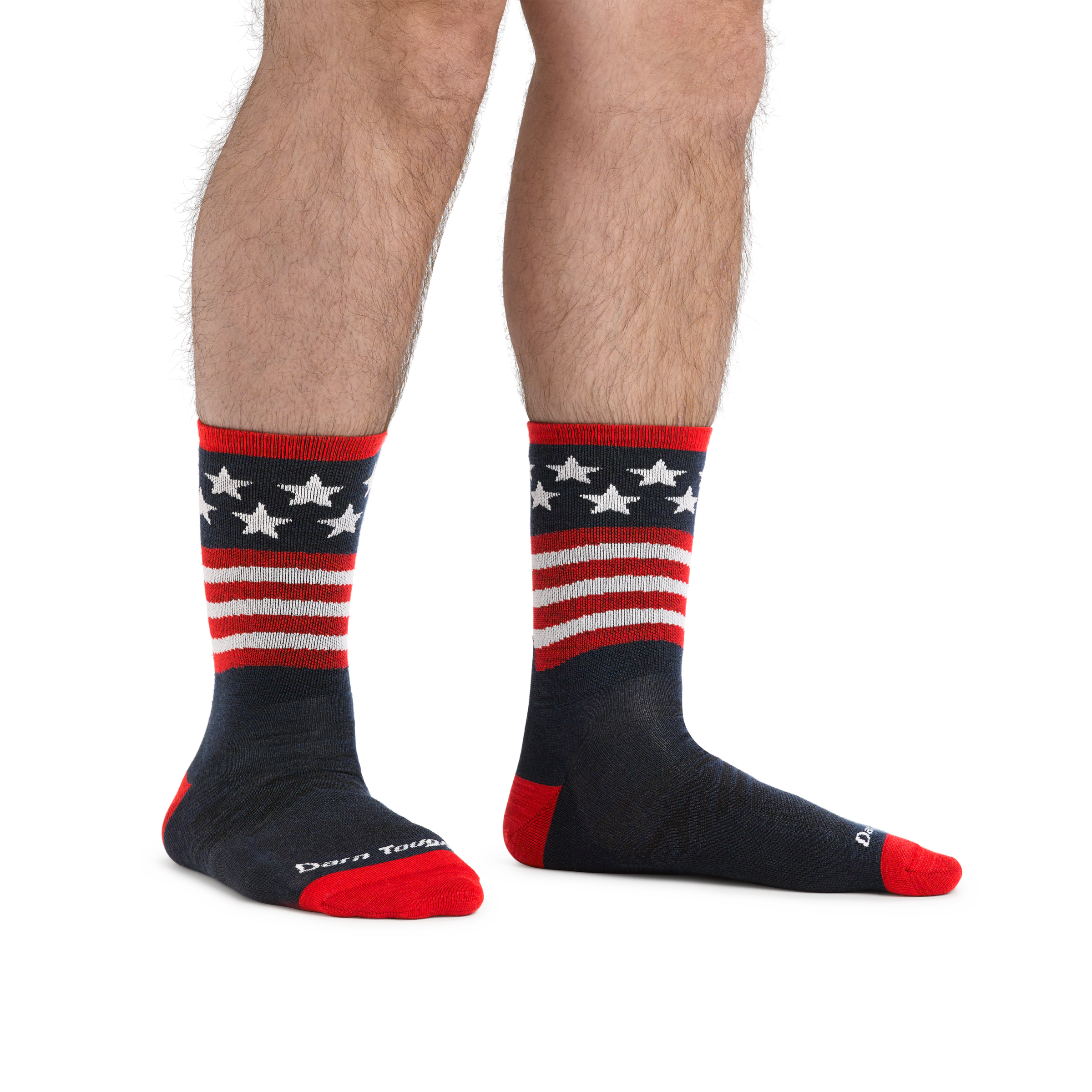 Darn Tough Merino Wool Men's Patriot Micro Crew Ultra-Lightweight Running Socks - Image 2