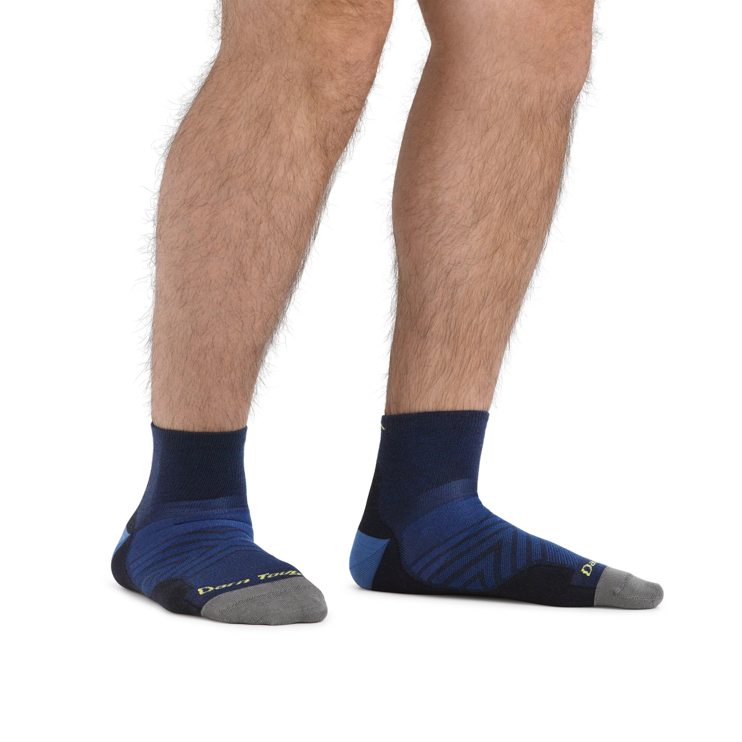 Darn Tough Merino Wool Men's Run Quarter Ultra-Lightweight Running Socks - Image 4