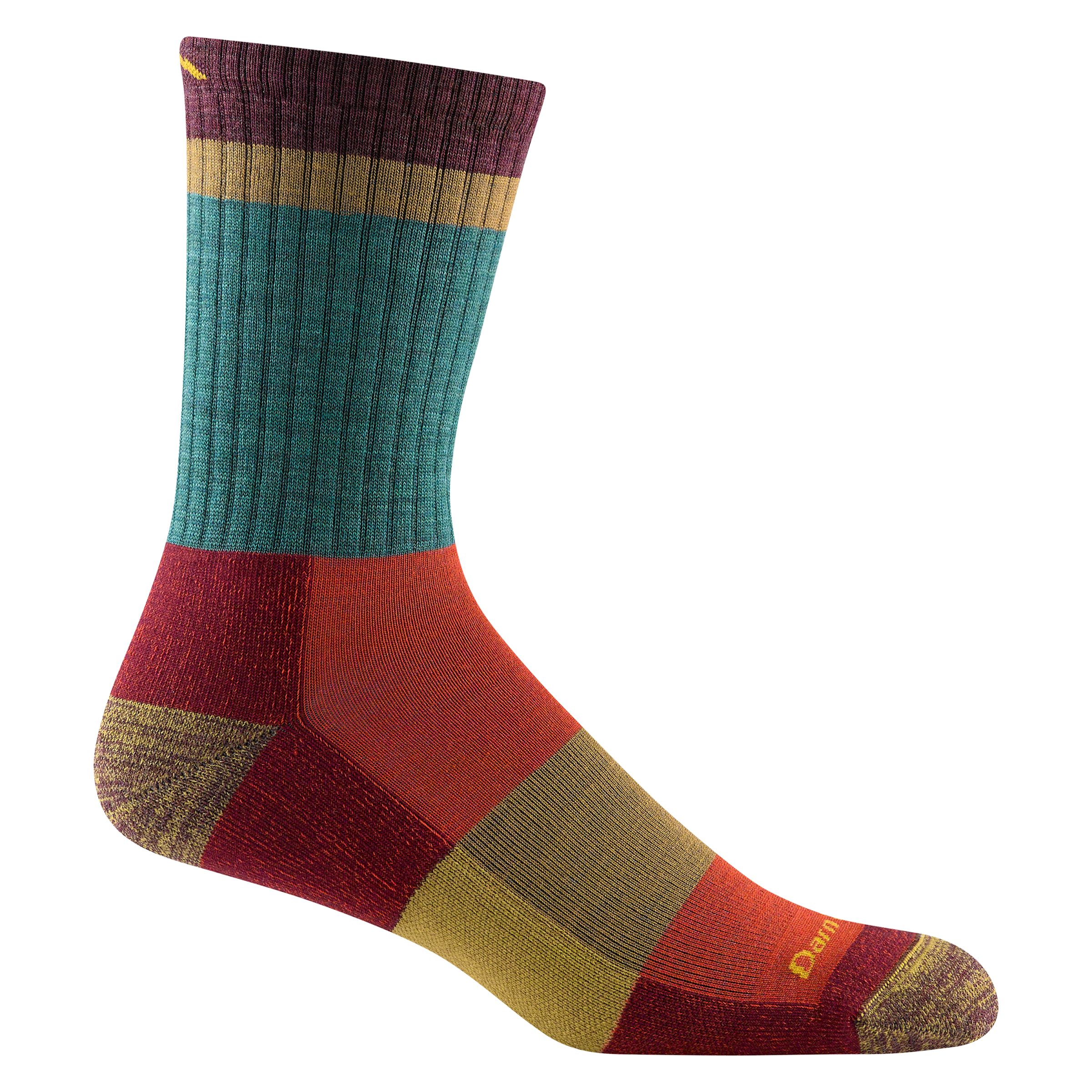 Darn Tough Merino Wool Men's Heady Stripe Micro Crew Lightweight Hiking Socks - Image 4