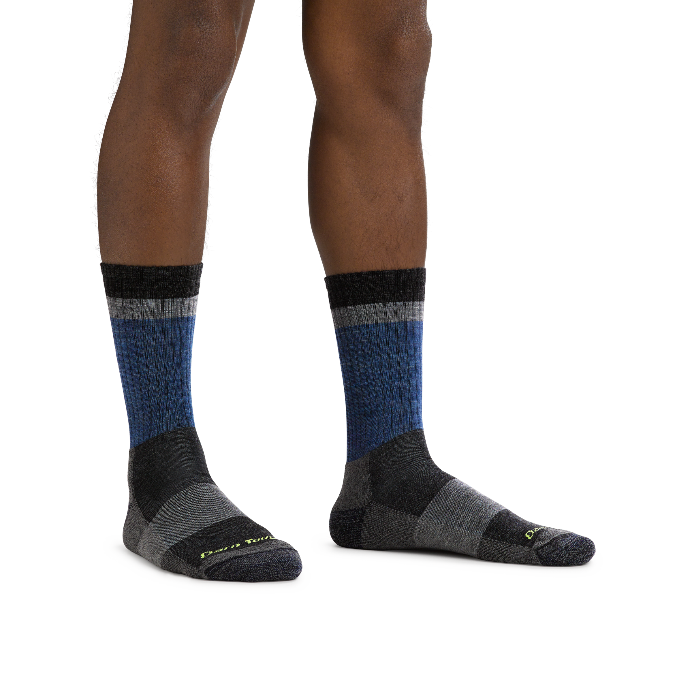 Darn Tough Merino Wool Men's Heady Stripe Micro Crew Lightweight Hiking Socks - Image 5