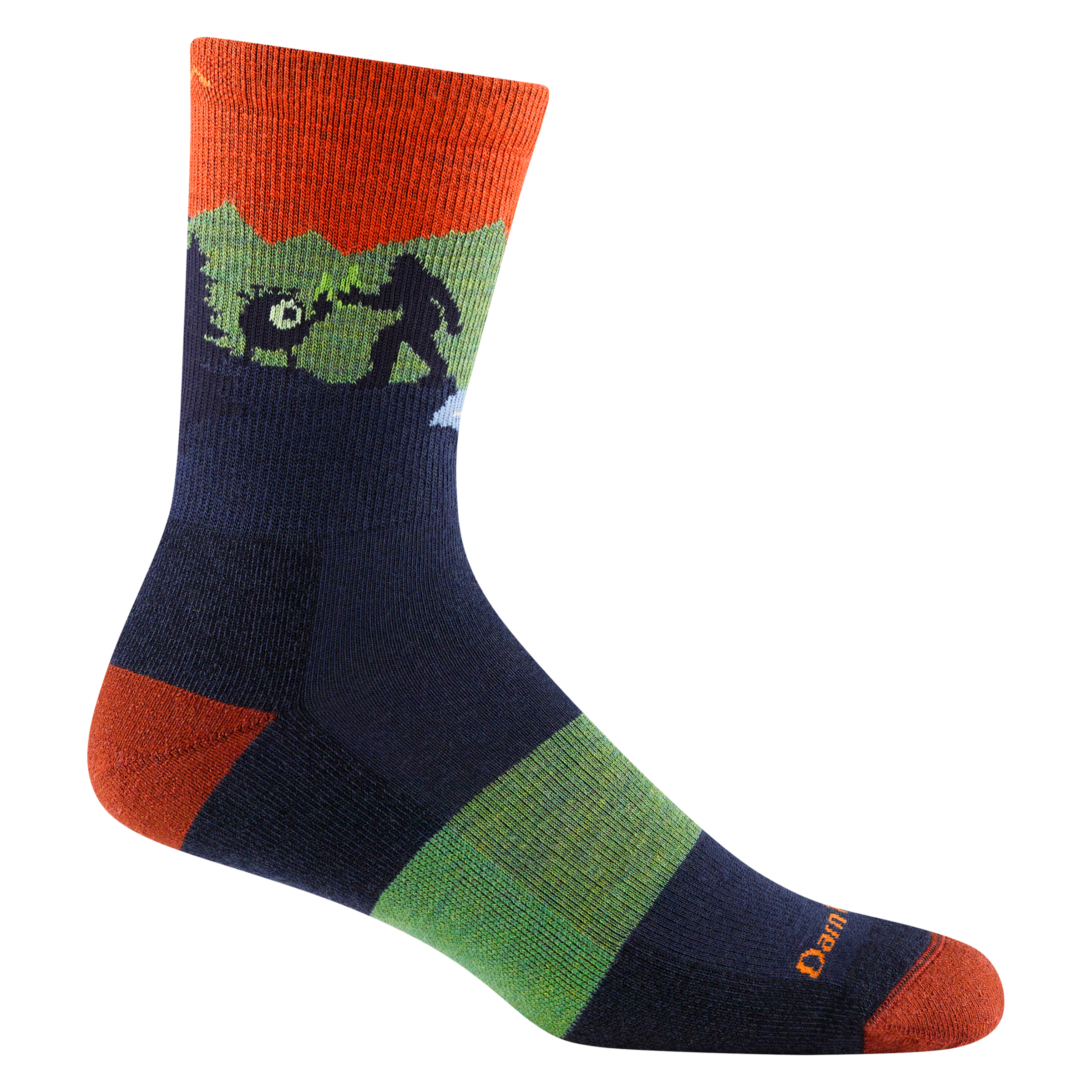 Darn Tough Merino Wool Men's Close Encounters Micro Crew Midweight Hiking Socks - Image 4