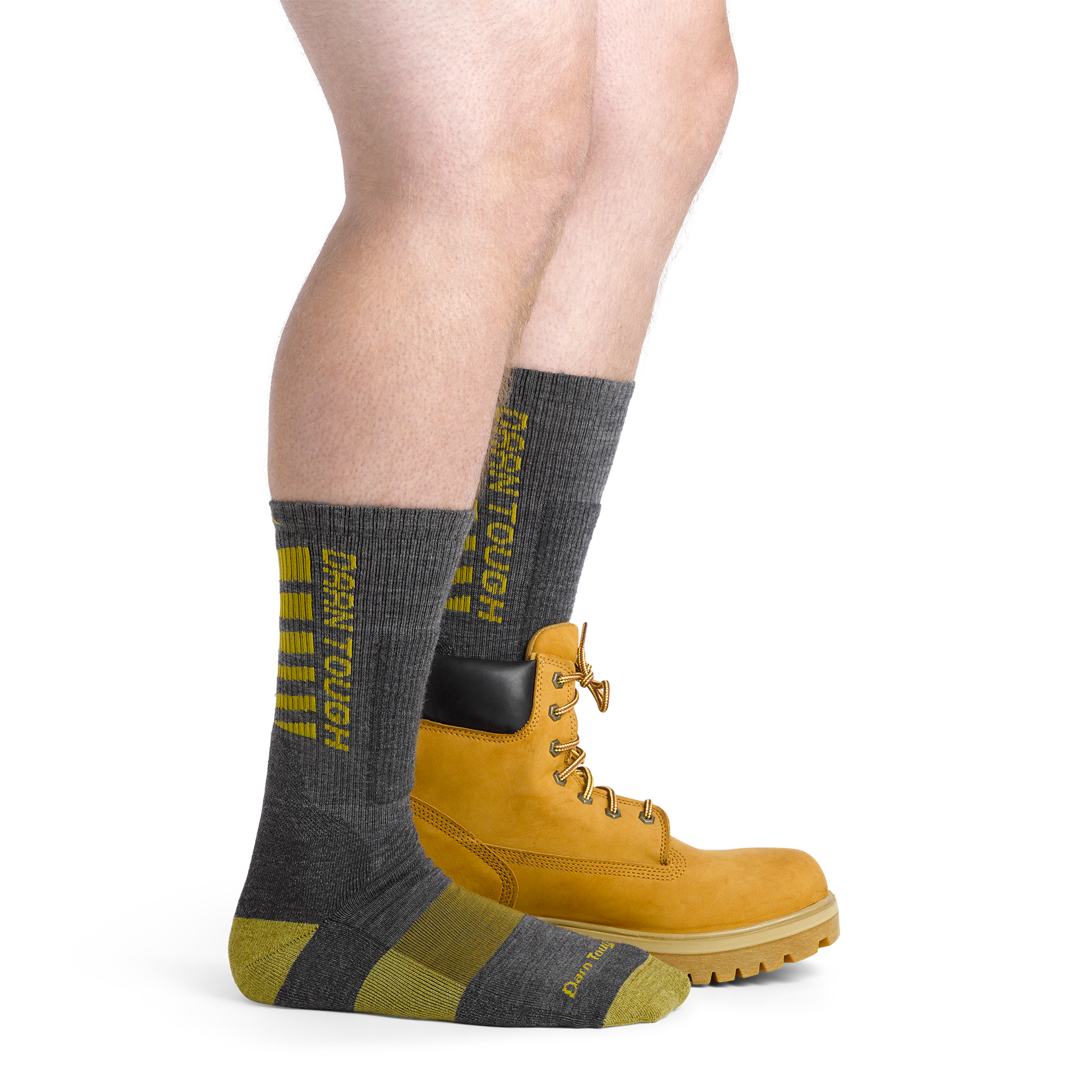 Darn Tough Merino Wool Men's Backbone Boot Midweight Work Sock - Image 3