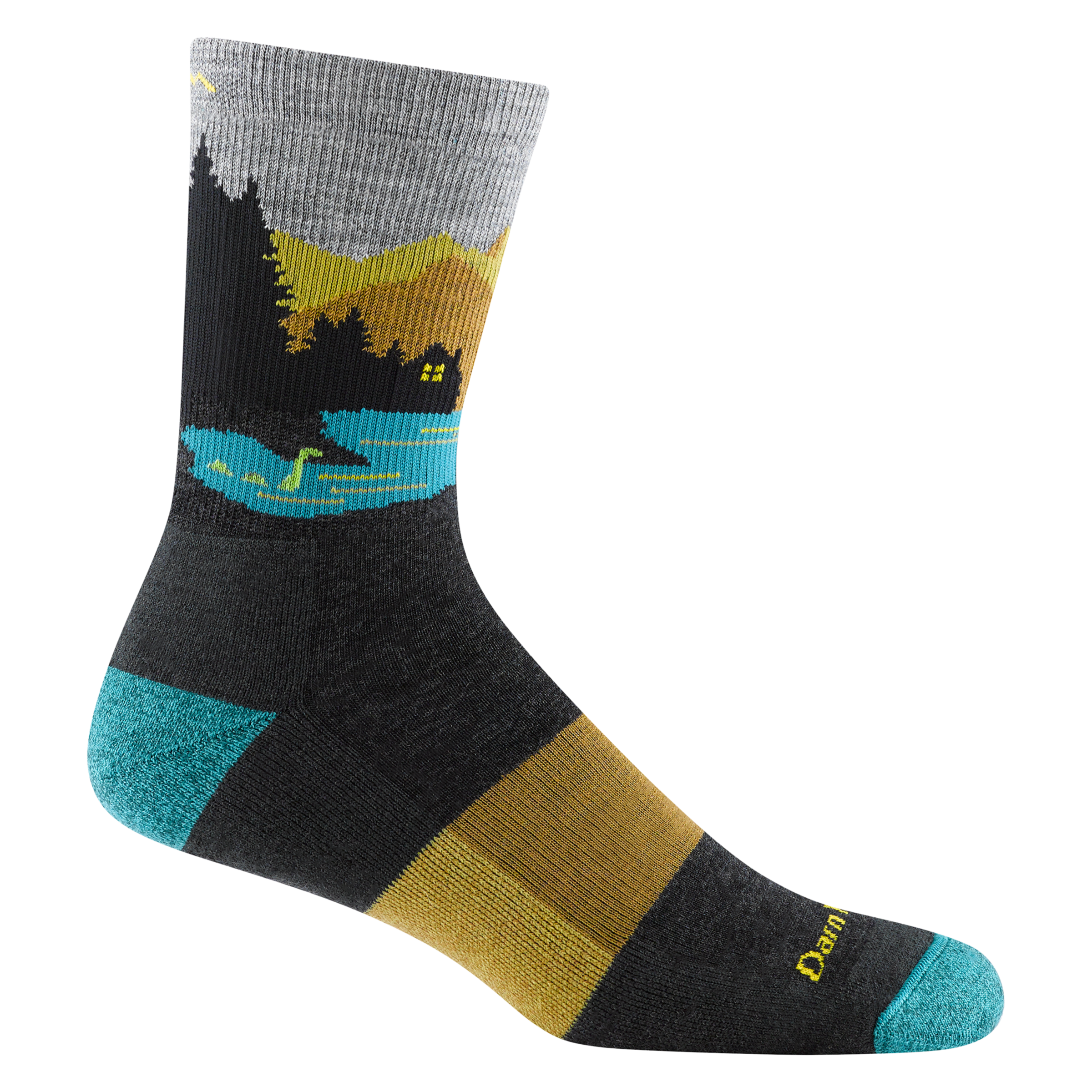 Darn Tough Merino Wool Men's Close Encounters Micro Crew Midweight Hiking Socks - Image 5