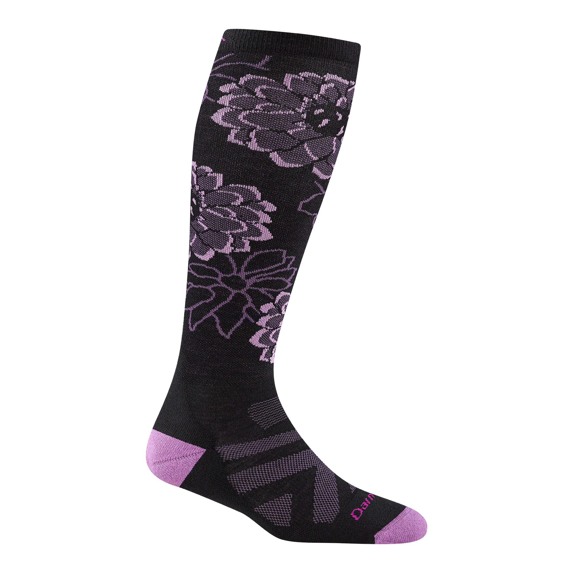 Darn Tough Merino Wool Women's Dahlia Over-the-Calf Midweight Ski & Snowboard Socks