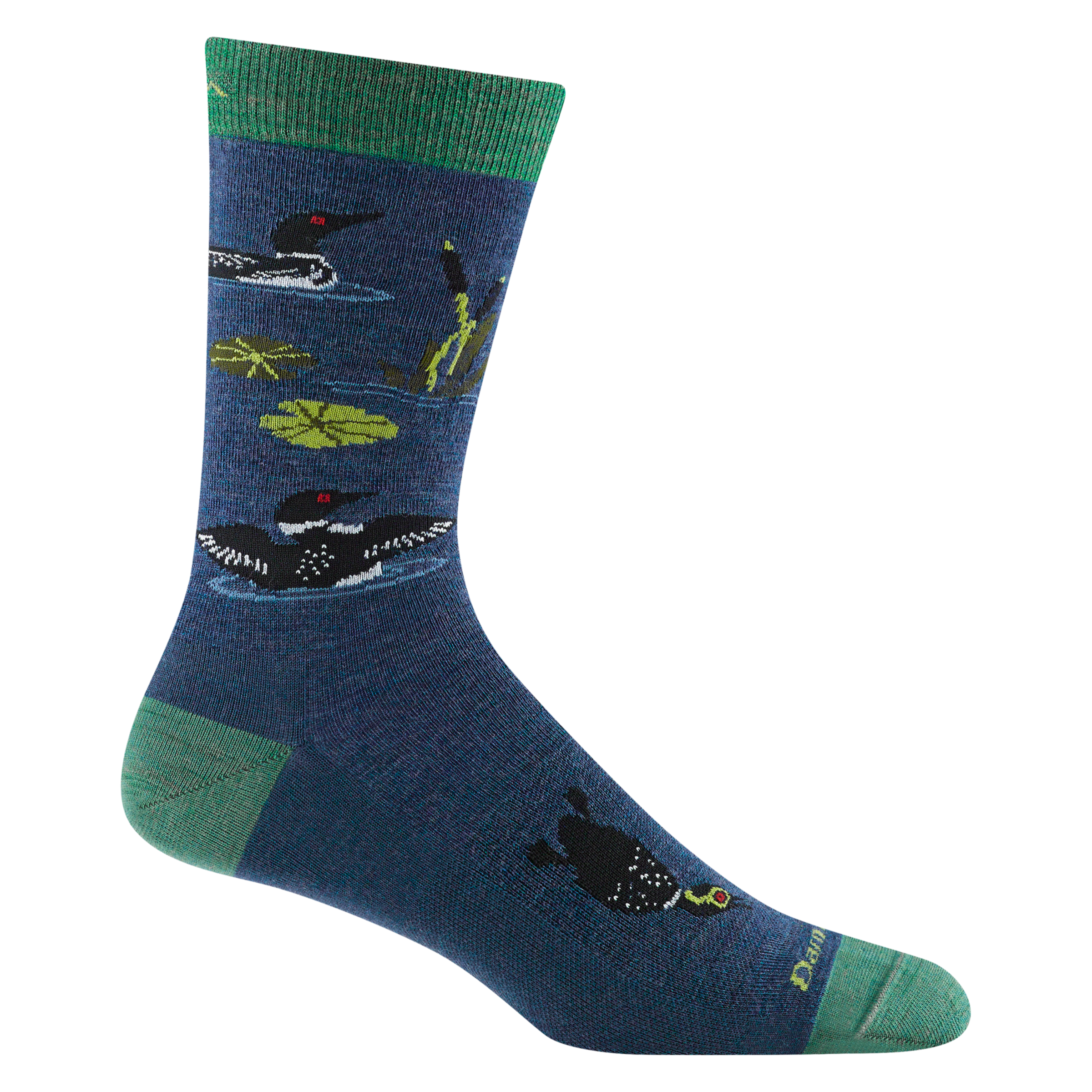 Darn Tough Merino Wool Men's Diver Crew Lightweight Lifestyle Sock-Last Chance