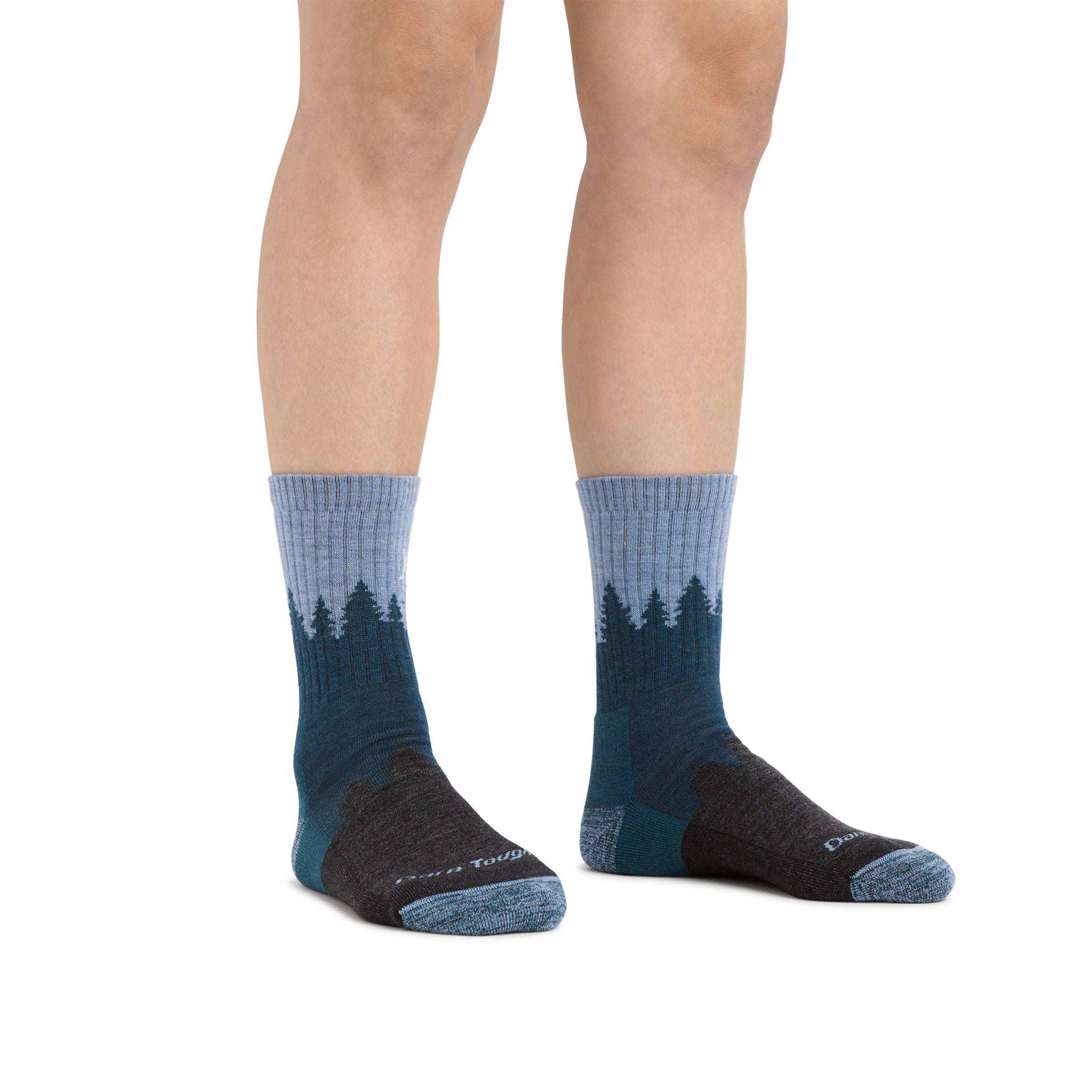 Darn Tough Merino Socks Women's Treeline Micro Crew Midweight Hiking Socks - Image 5