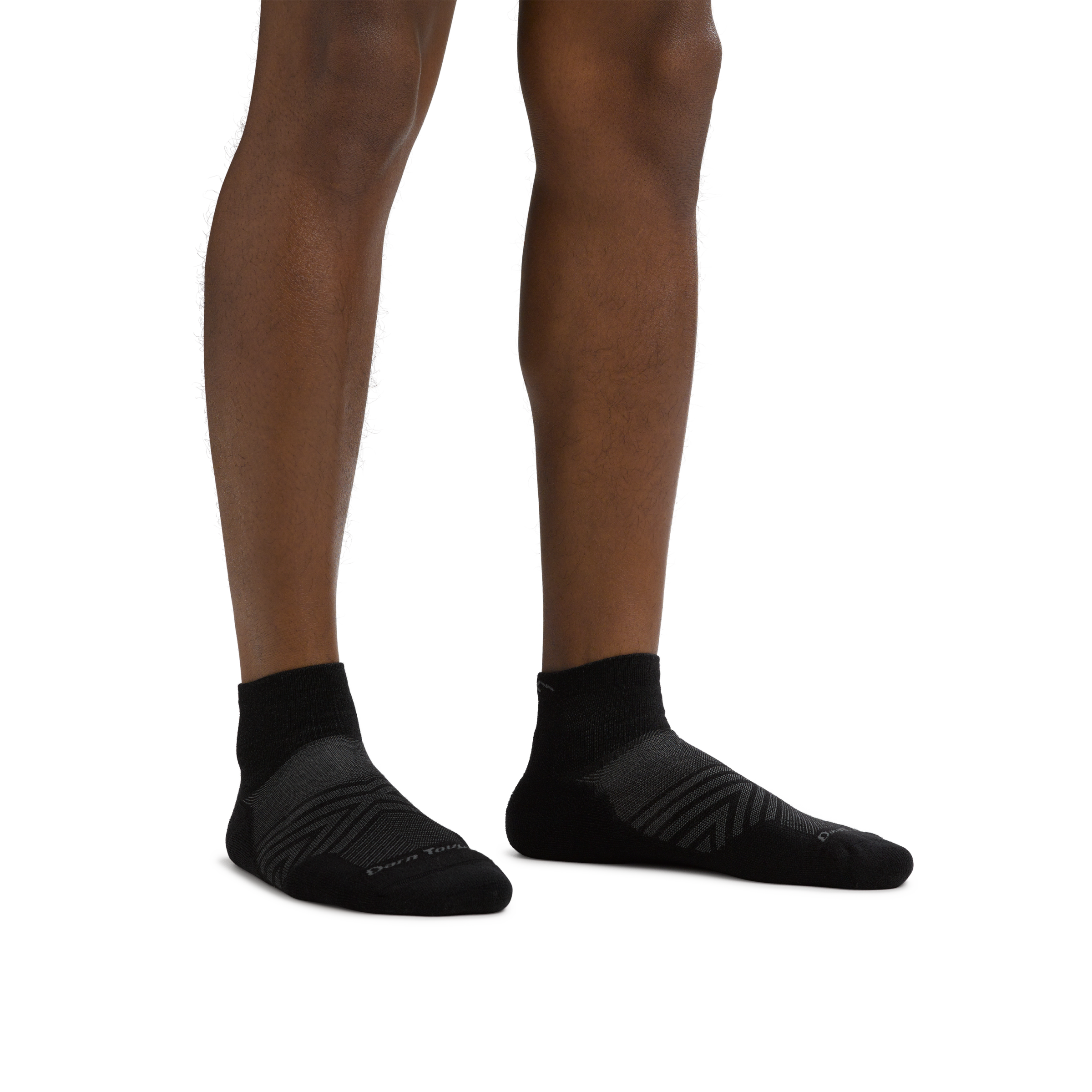 Darn Tough Merino Wool Men's Coolmax? Run Quarter Ultra-Lightweight Running Socks - Image 4