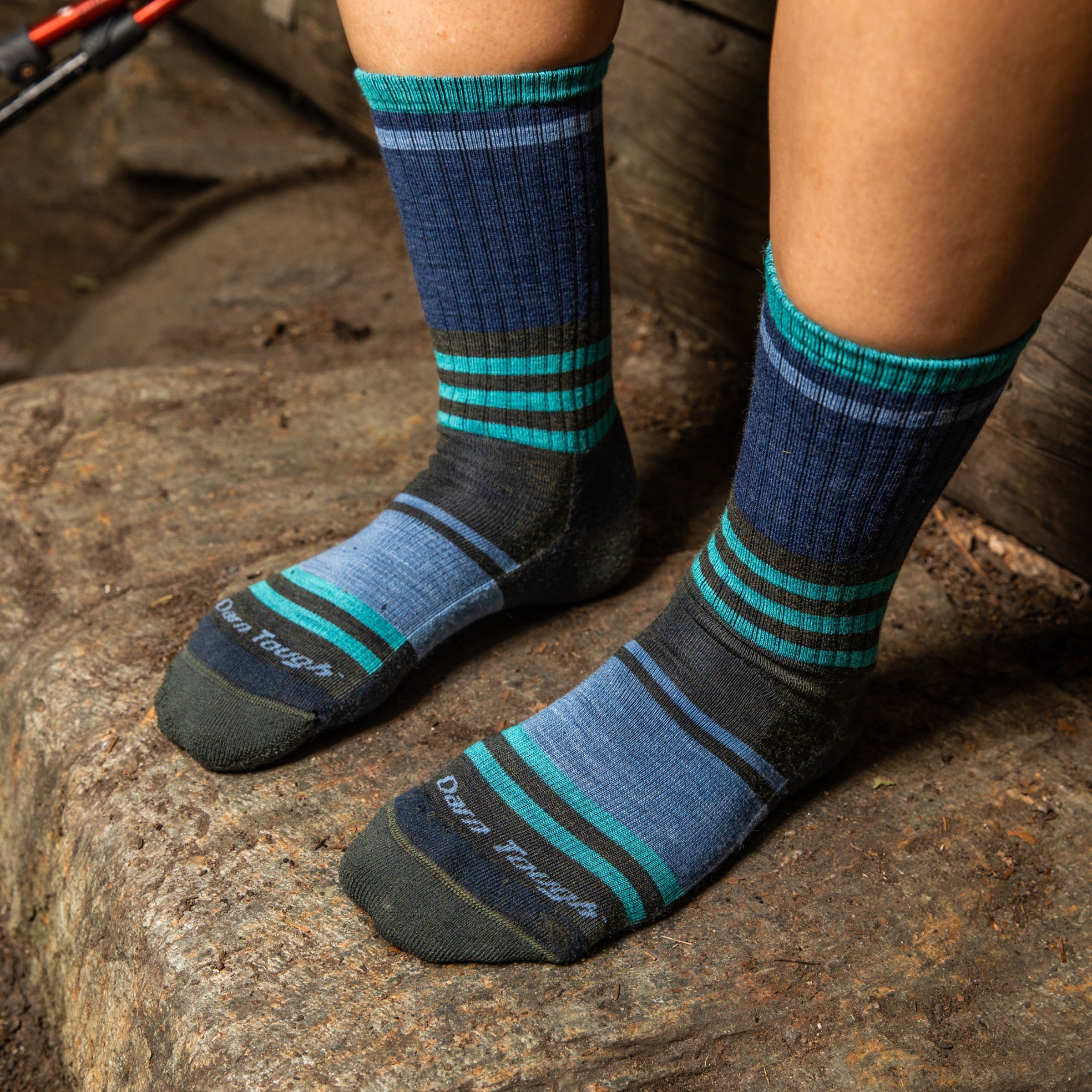 Darn Tough Merino Wool Women's Her Spur Boot Lightweight Hiking Socks - Image 3