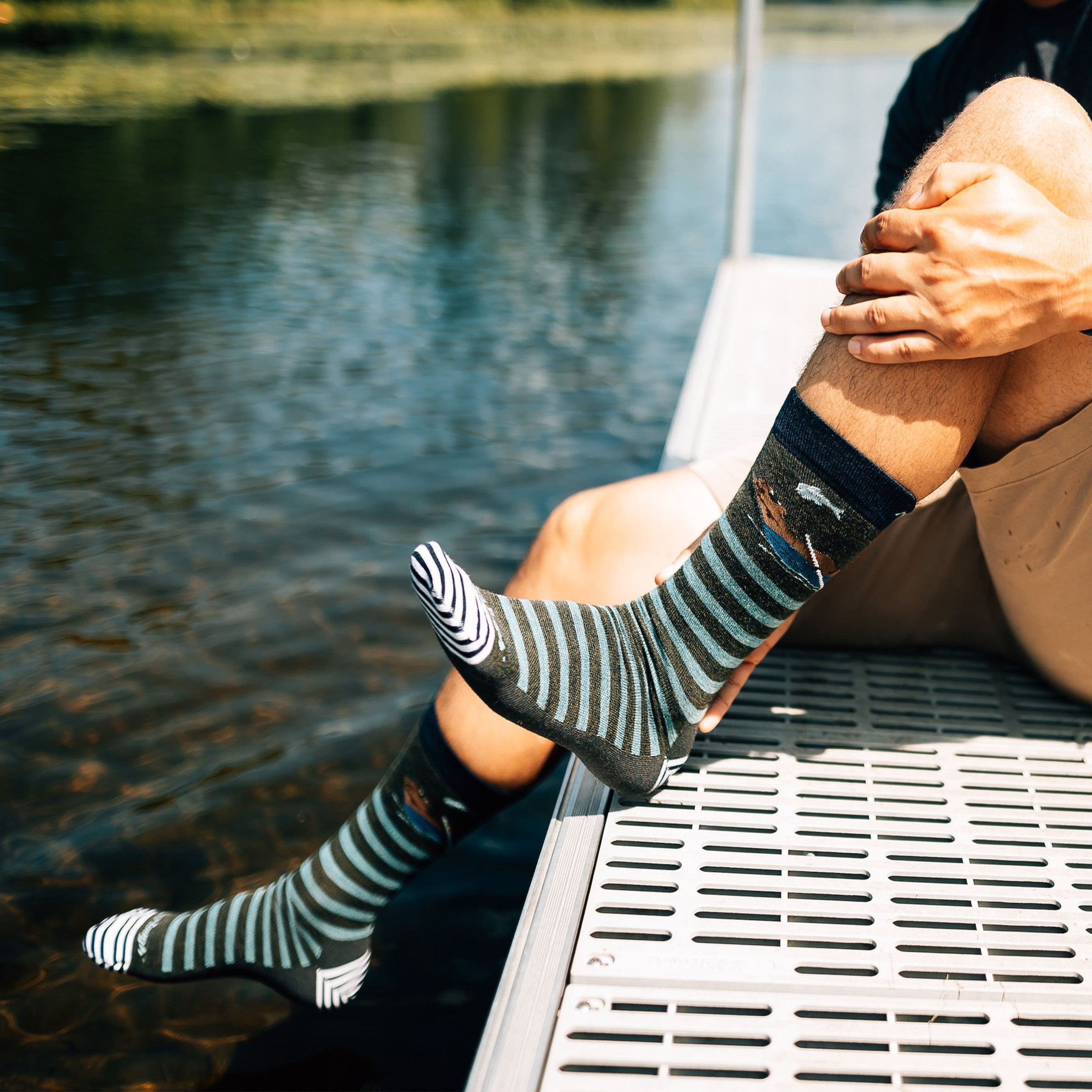 Darn Tough Merino Wool Men's Animal Haus Crew Lightweight Lifestyle Socks - Image 12