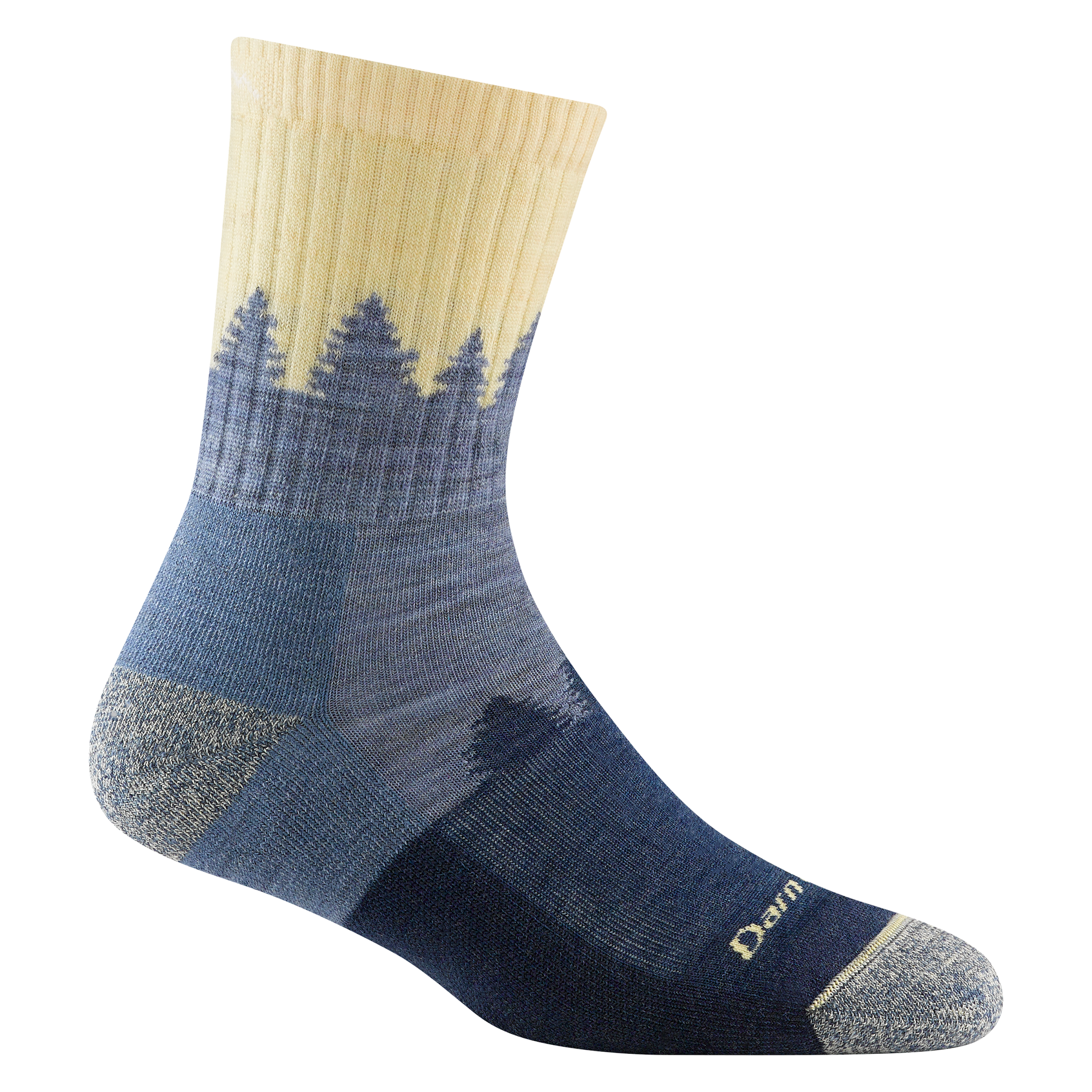 Darn Tough Merino Socks Women's Treeline Micro Crew Midweight Hiking Socks - Image 11