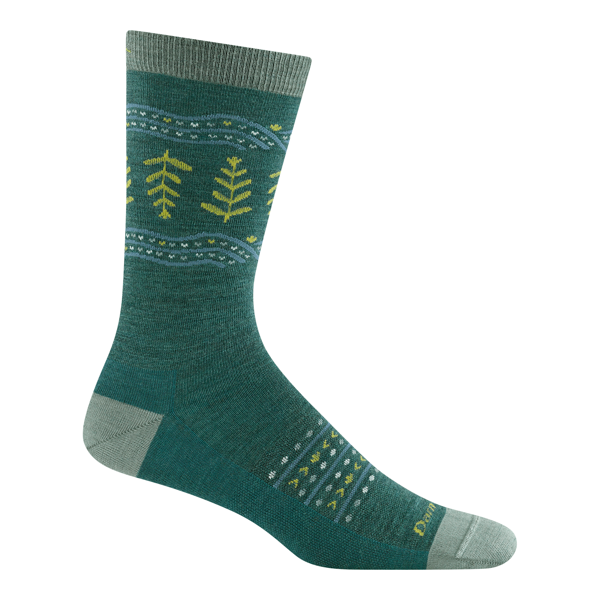 Darn Tough Merino Wool Unisex Grain Or Shine Crew Lightweight Lifestyle Socks