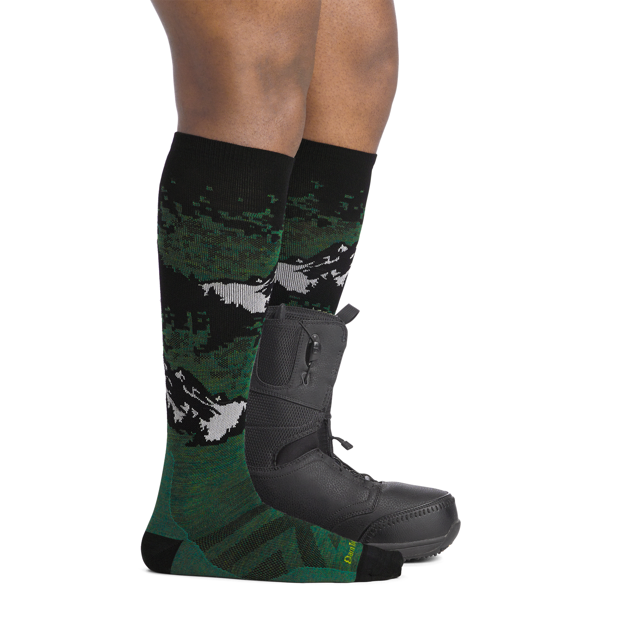 Darn Tough Merino Wool Men's Cold Smoke Over-the-Calf Lightweight Ski & Snowboard Socks - Image 5
